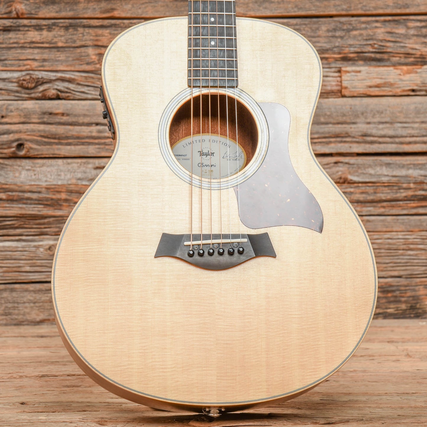 Taylor Limited Edition GS Mini-e Black Limba Natural 2019 Acoustic Guitars / Mini/Travel