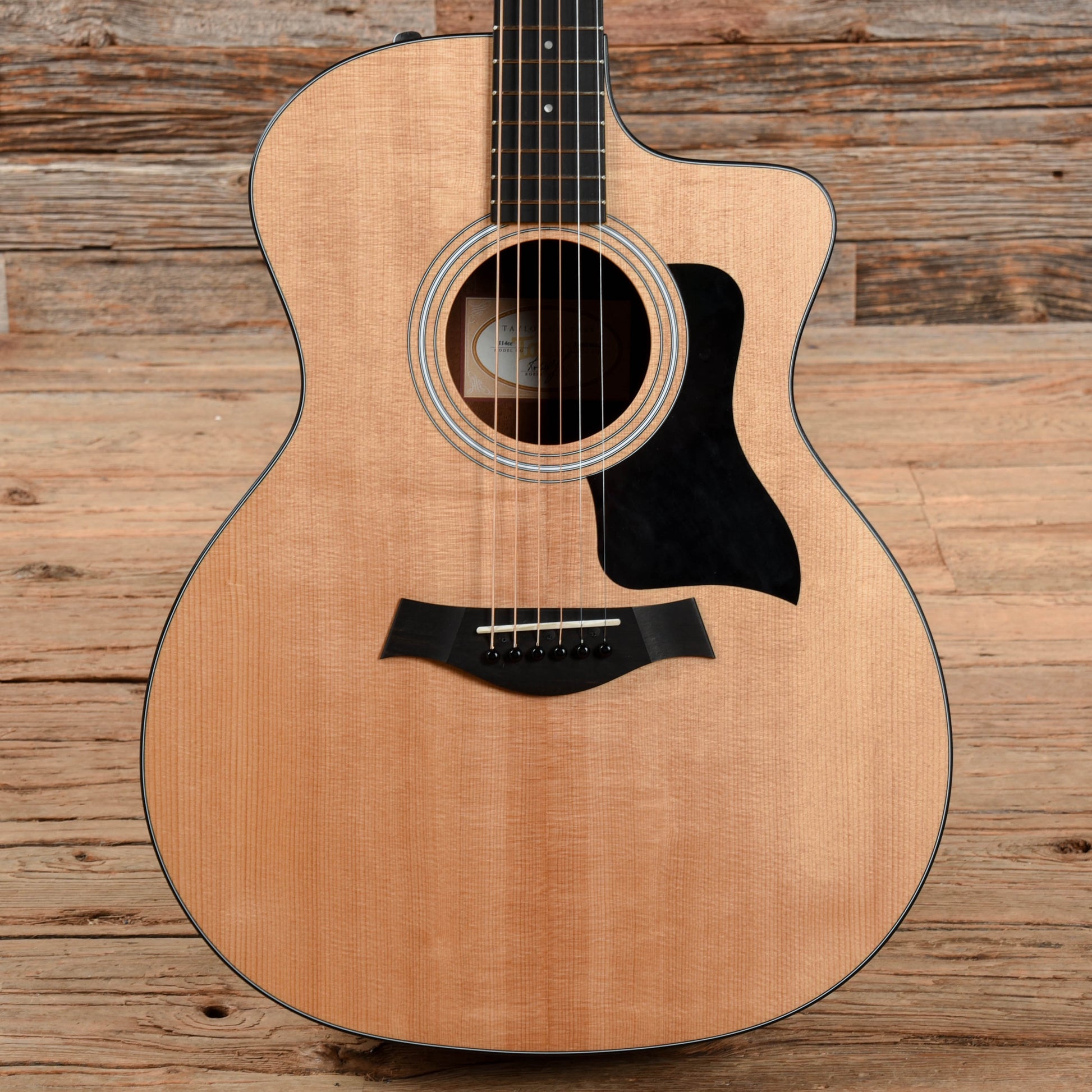 Taylor 114ce Natural 2018 Acoustic Guitars / OM and Auditorium