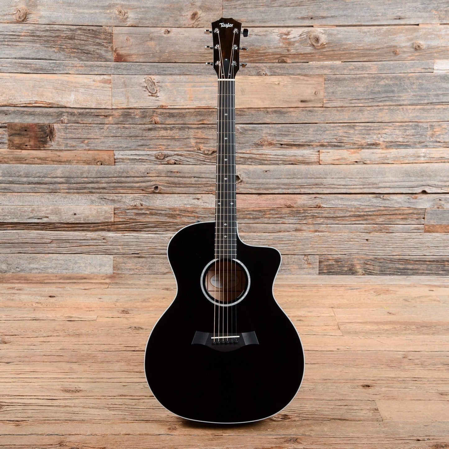 Taylor 214ce Black 2020 Acoustic Guitars / OM and Auditorium