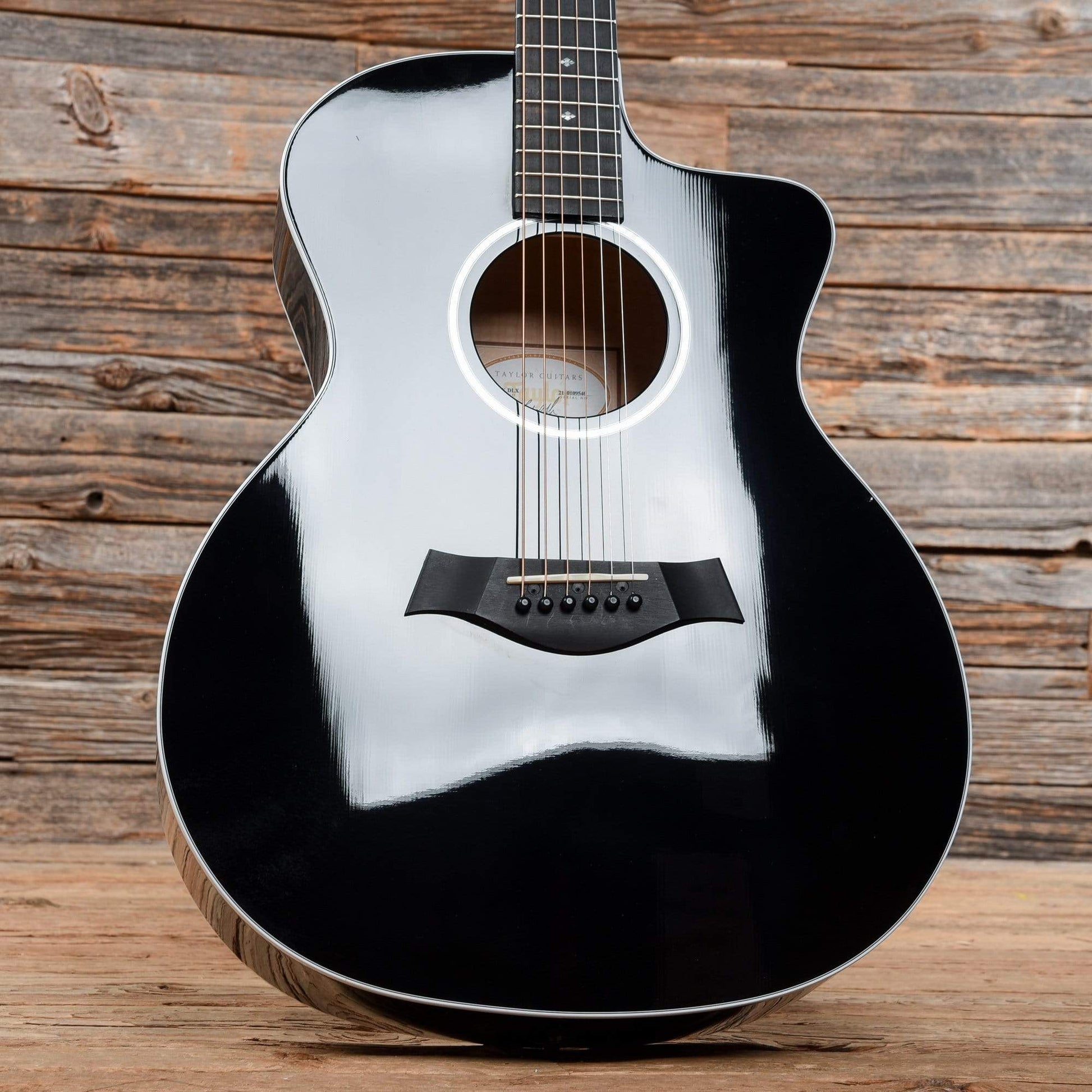 Taylor 214ce Black 2020 Acoustic Guitars / OM and Auditorium