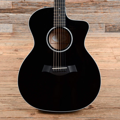 Taylor 214ce Black 2020 Acoustic Guitars / OM and Auditorium