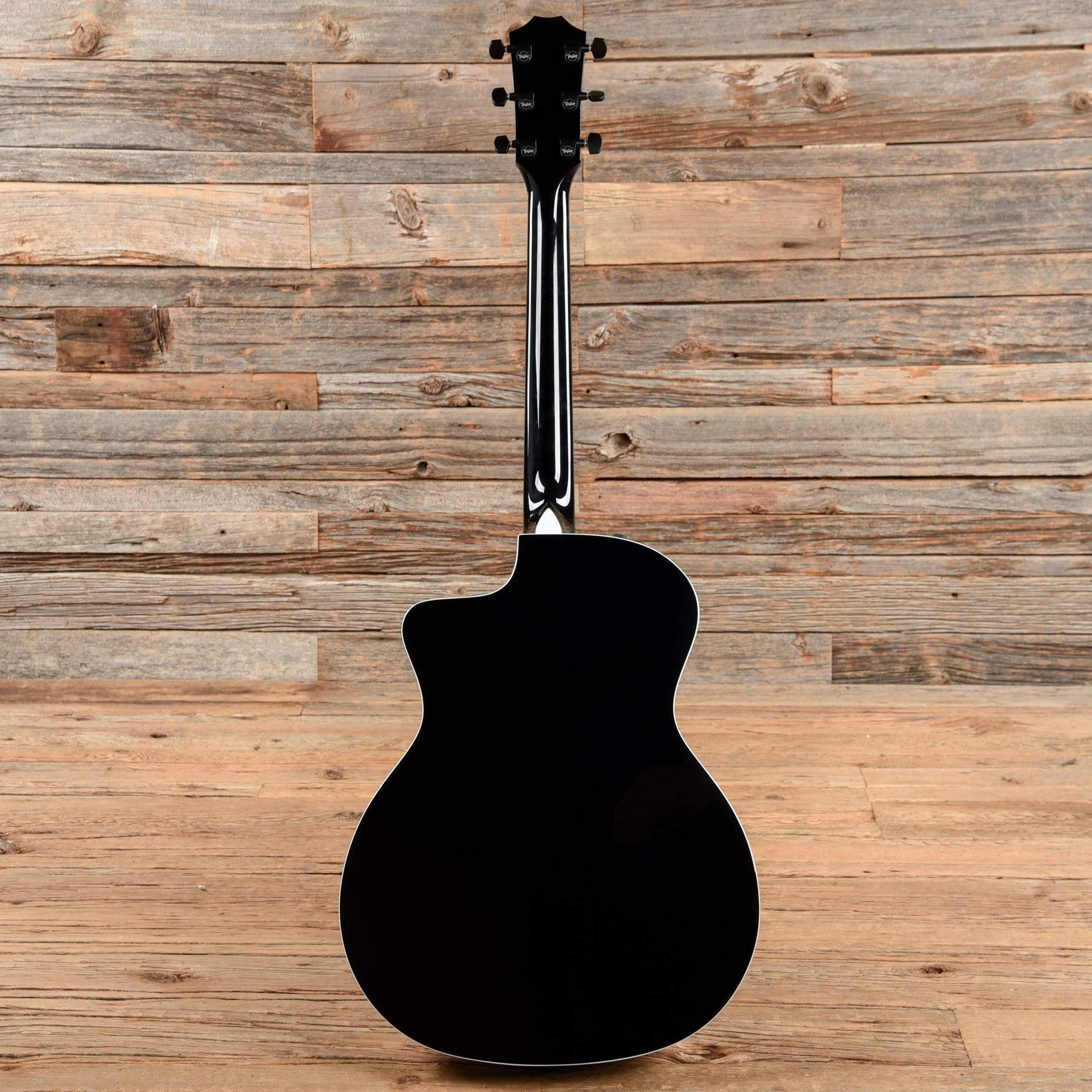 Taylor 214ce-BLK Deluxe Grand Auditorium Sitka/Maple Black ES2 Acoustic Guitars / OM and Auditorium