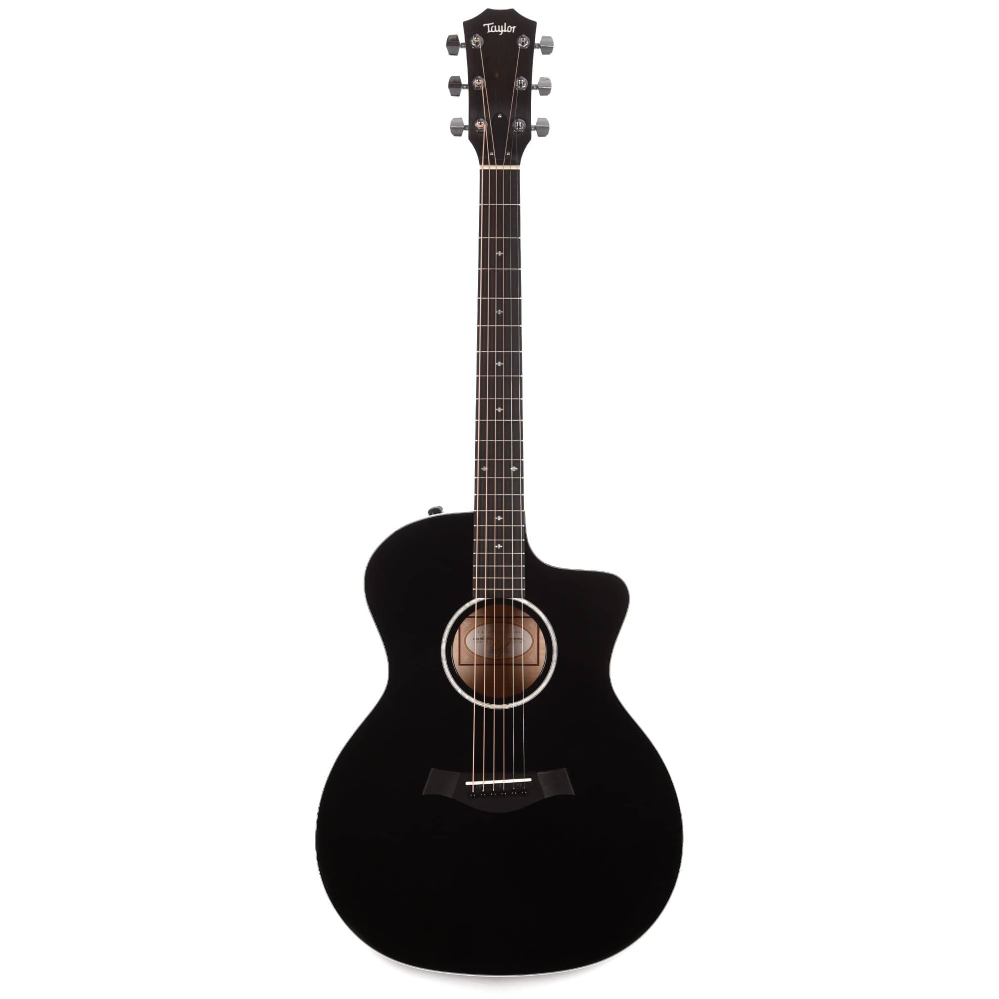 Taylor 214ce Deluxe Grand Auditorium Sitka/Maple Black ES2 w/Hardshell Case Acoustic Guitars / OM and Auditorium