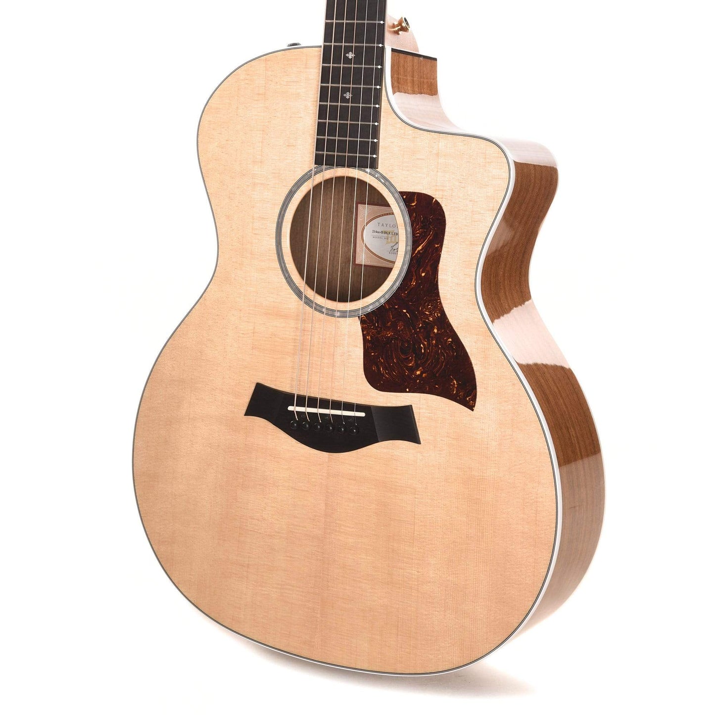 Taylor 214ce Deluxe Grand Auditorium Sitka/Ovangkol Natural ES-2 Acoustic Guitars / OM and Auditorium