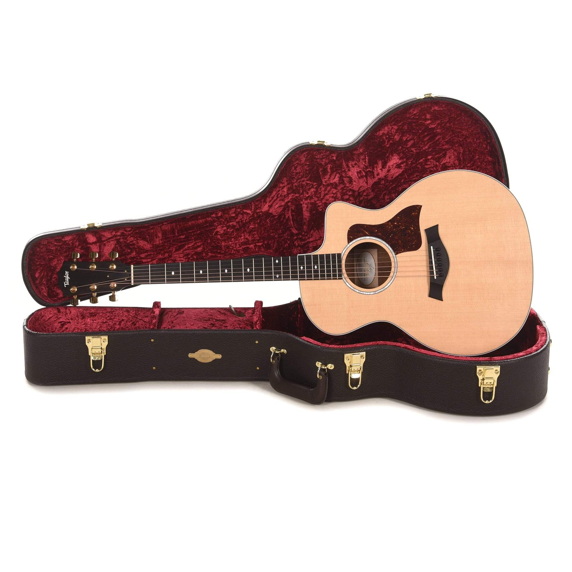 Taylor 214ce Deluxe Grand Auditorium Sitka/Ovangkol Natural ES-2 Acoustic Guitars / OM and Auditorium