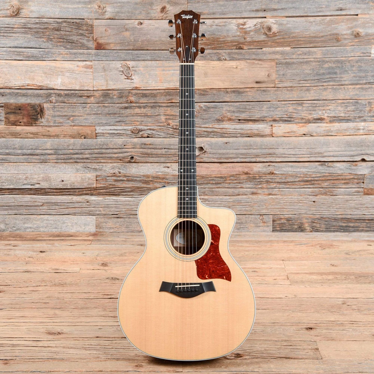 Taylor 214ce DLX Natural 2015 Acoustic Guitars / OM and Auditorium
