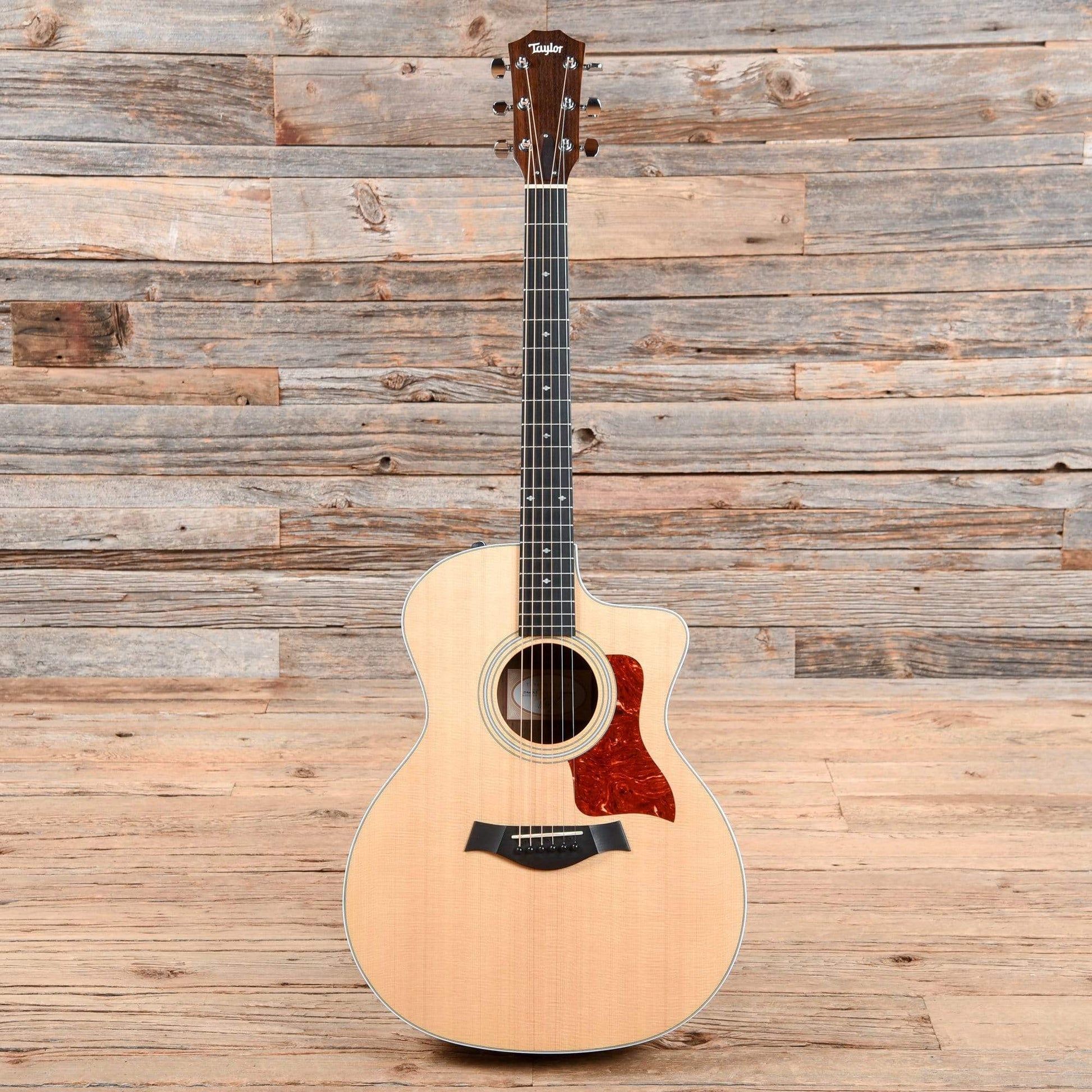 Taylor 214ce DLX Natural 2015 Acoustic Guitars / OM and Auditorium