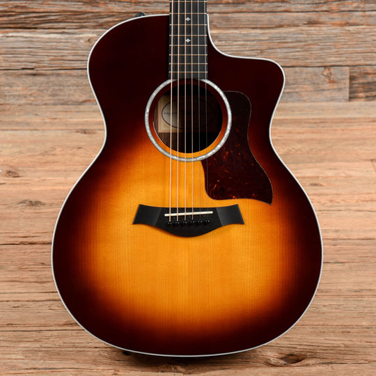 Taylor 214ce DLX Sunburst Acoustic Guitars / OM and Auditorium