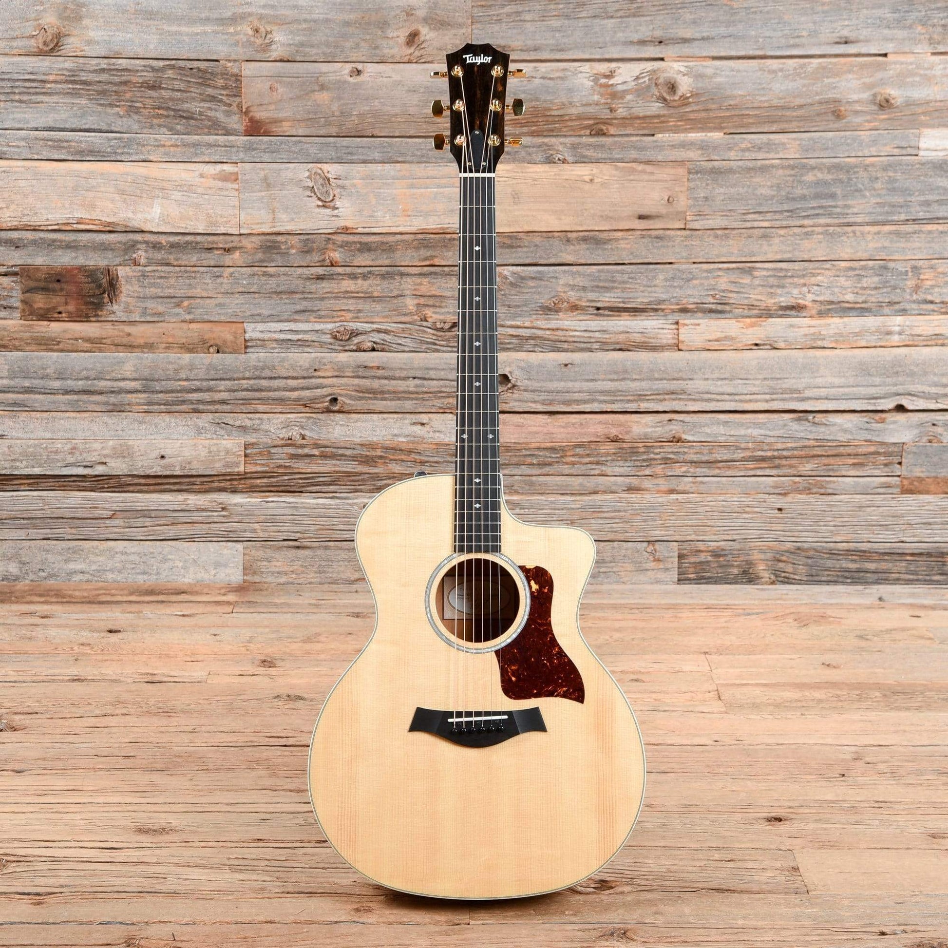 Taylor 214ce-K Deluxe Sitka/Koa Natural Acoustic Guitars / OM and Auditorium