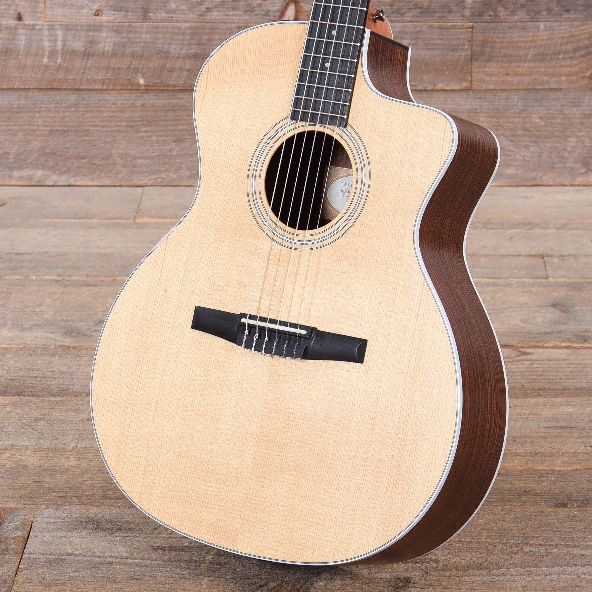 Taylor 214ce-N Grand Auditorium Sitka/Rosewood Natural ES-N Acoustic Guitars / OM and Auditorium