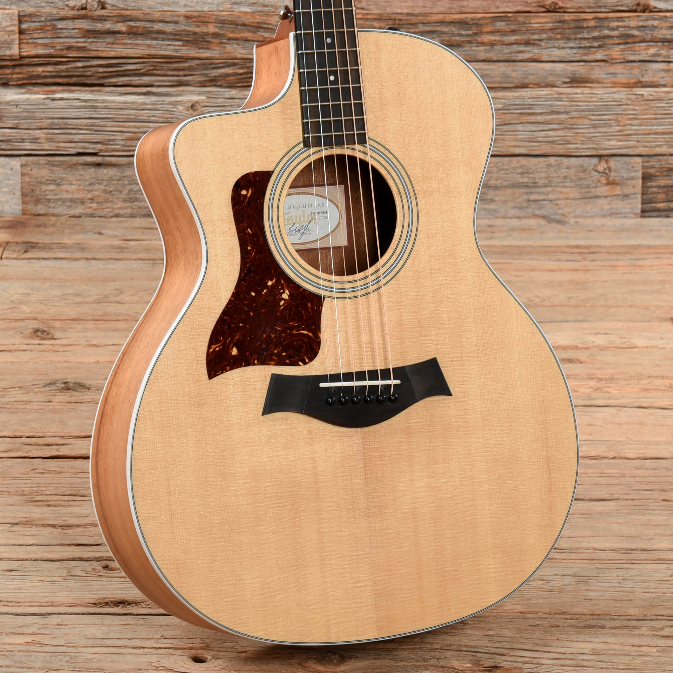 Taylor 214ce Natural 2019 LEFTY Acoustic Guitars / OM and Auditorium