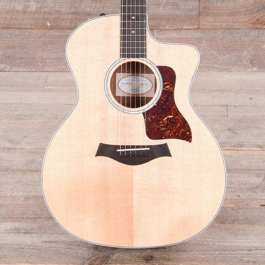 Taylor 214ce Ovangkol Deluxe Acoustic Guitar Acoustic Guitars / OM and Auditorium