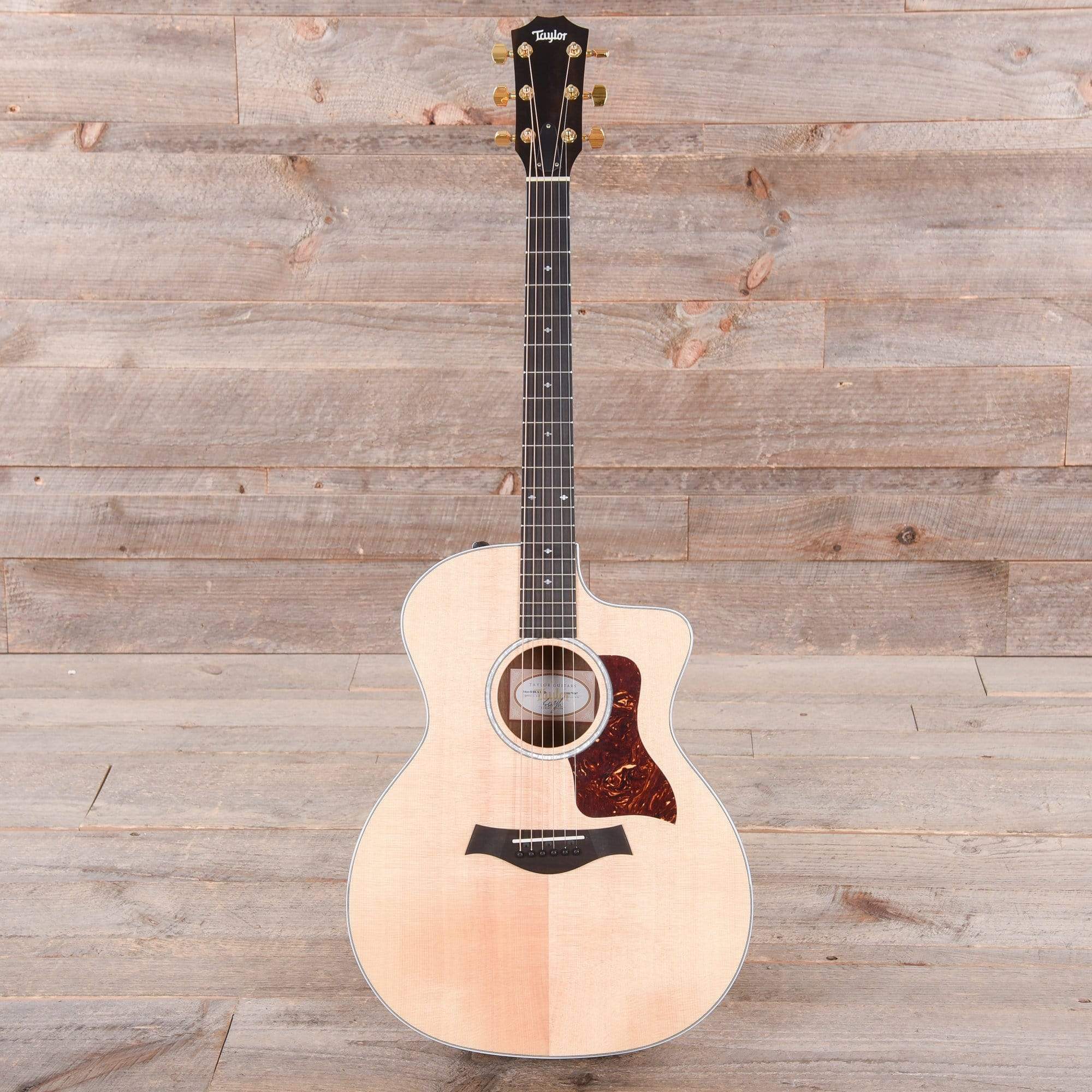 Taylor 214ce Ovangkol Deluxe Acoustic Guitar Acoustic Guitars / OM and Auditorium