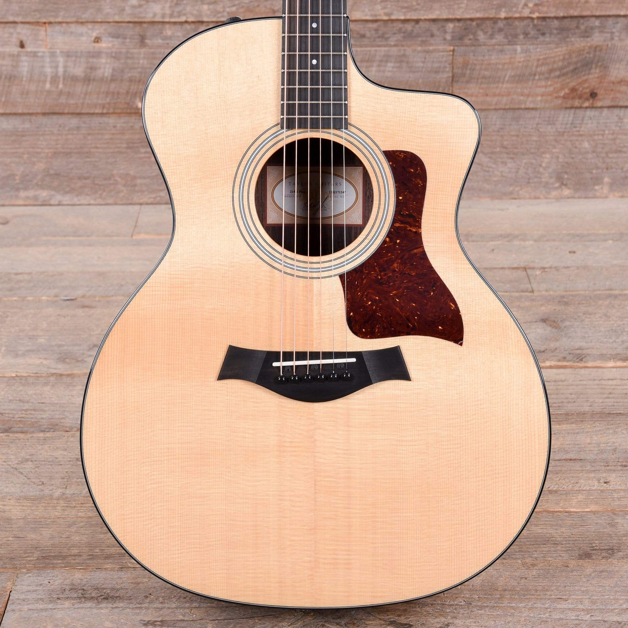 Taylor 214ce Plus Grand Auditorium Sitka/Rosewood Natural ES2 Acoustic Guitars / OM and Auditorium