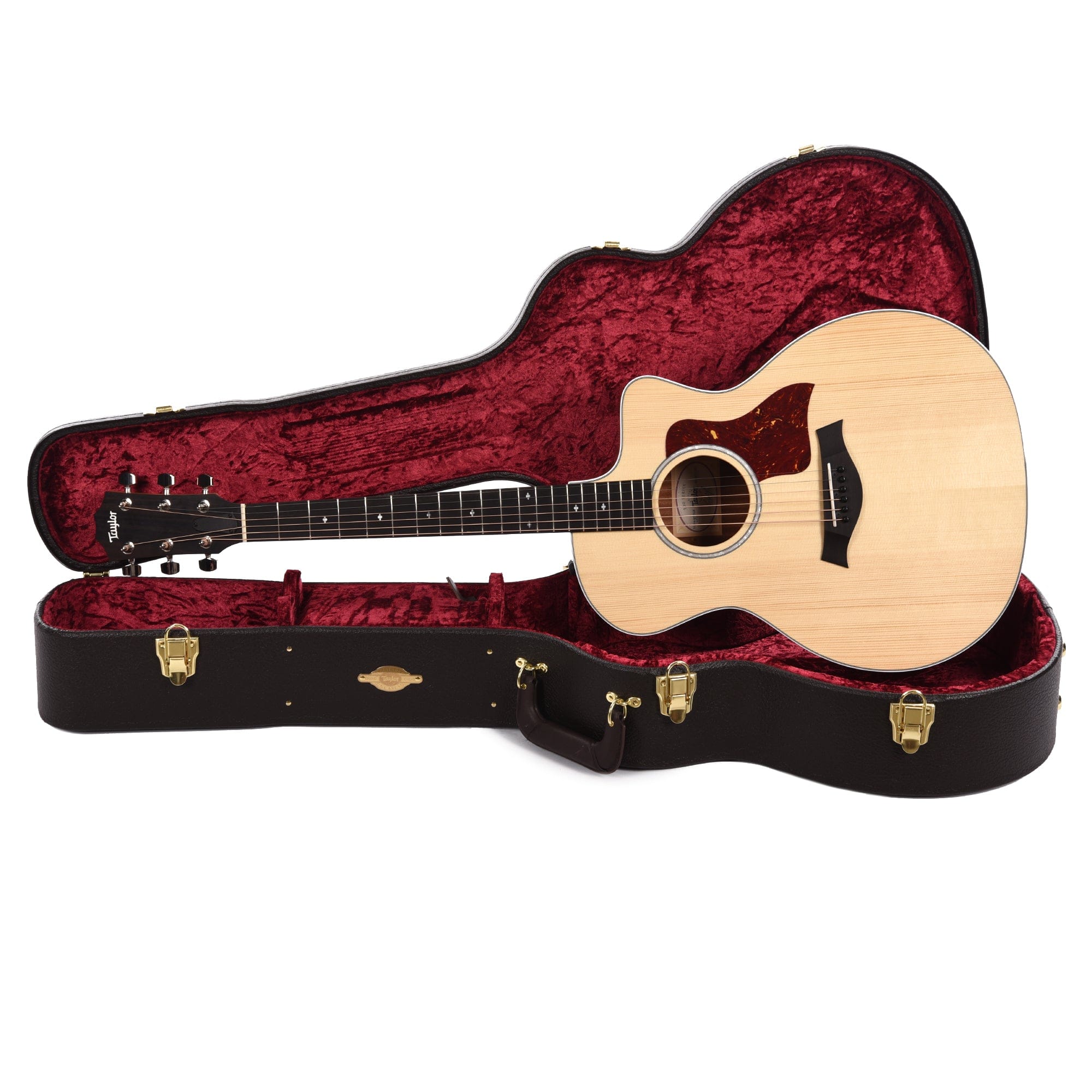 Taylor 214ce-QS Deluxe Limited Sitka/Quilted Sapele ES2 Acoustic Guitars / OM and Auditorium