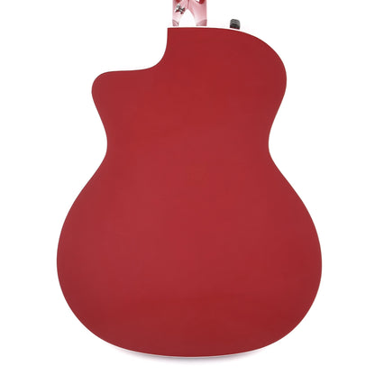 Taylor 214ce-RED DLX Grand Auditorium Red Acoustic Guitars / OM and Auditorium