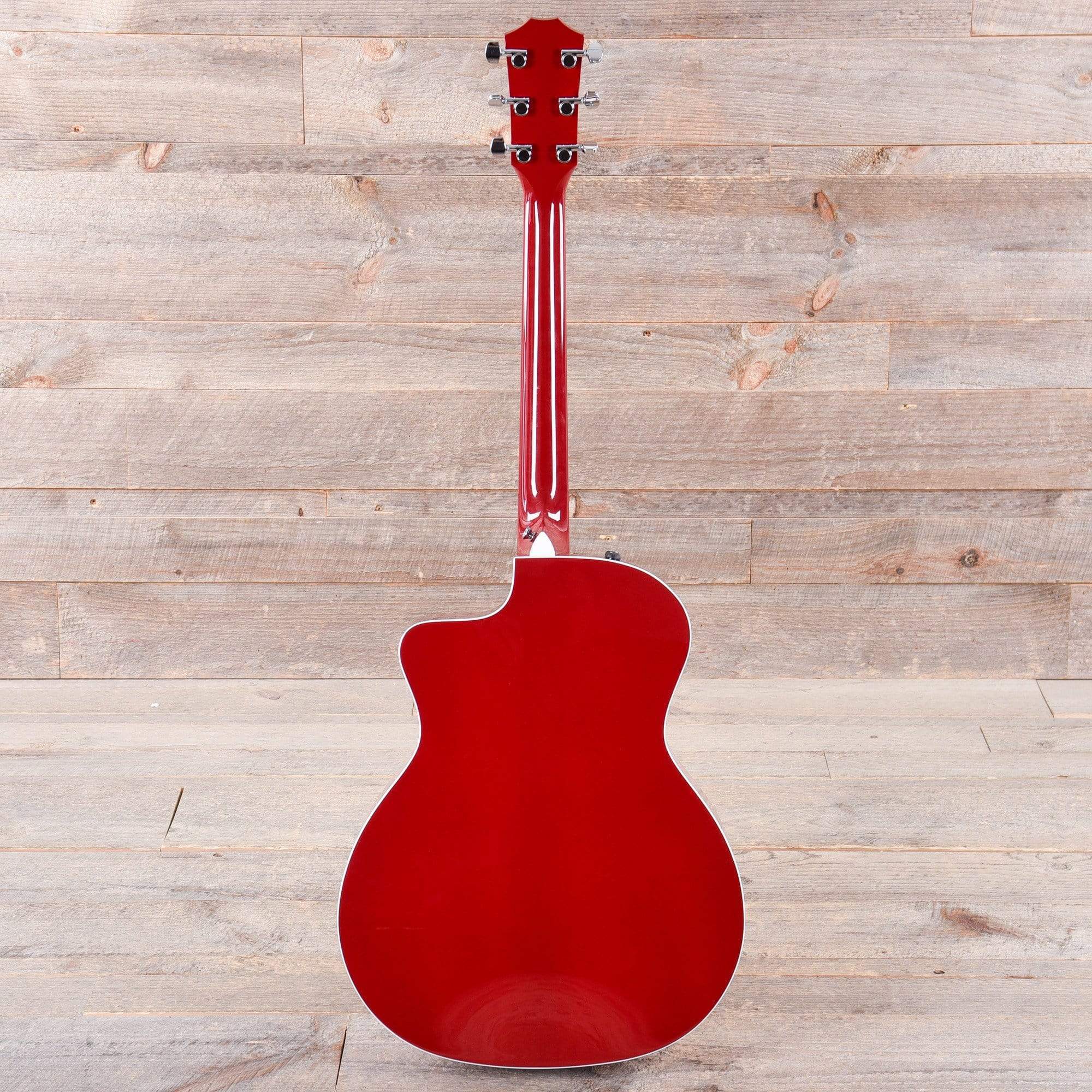 Taylor 214ce-RED DLX Grand Auditorium Red Acoustic Guitars / OM and Auditorium