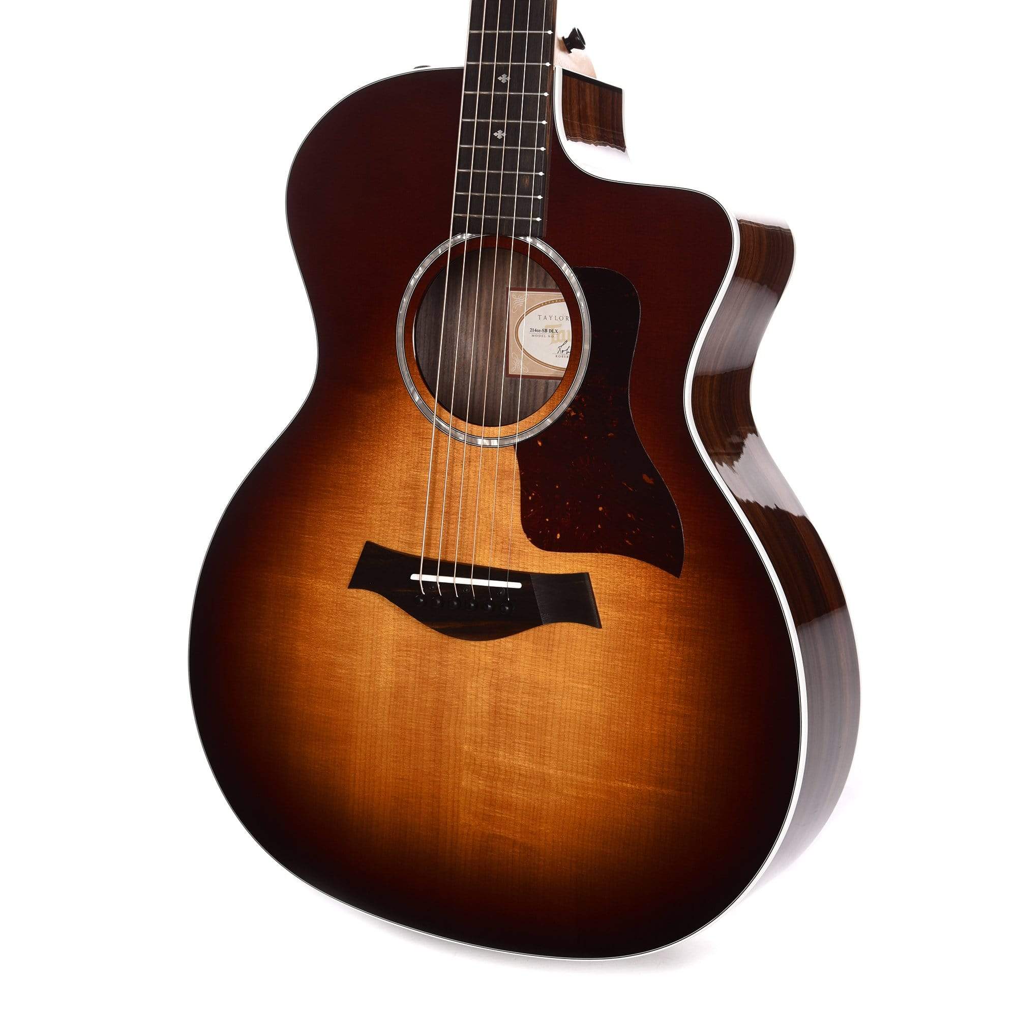 Taylor 214ce-SB Deluxe Sunburst Sitka/Rosewood ES2 Acoustic Guitars / OM and Auditorium