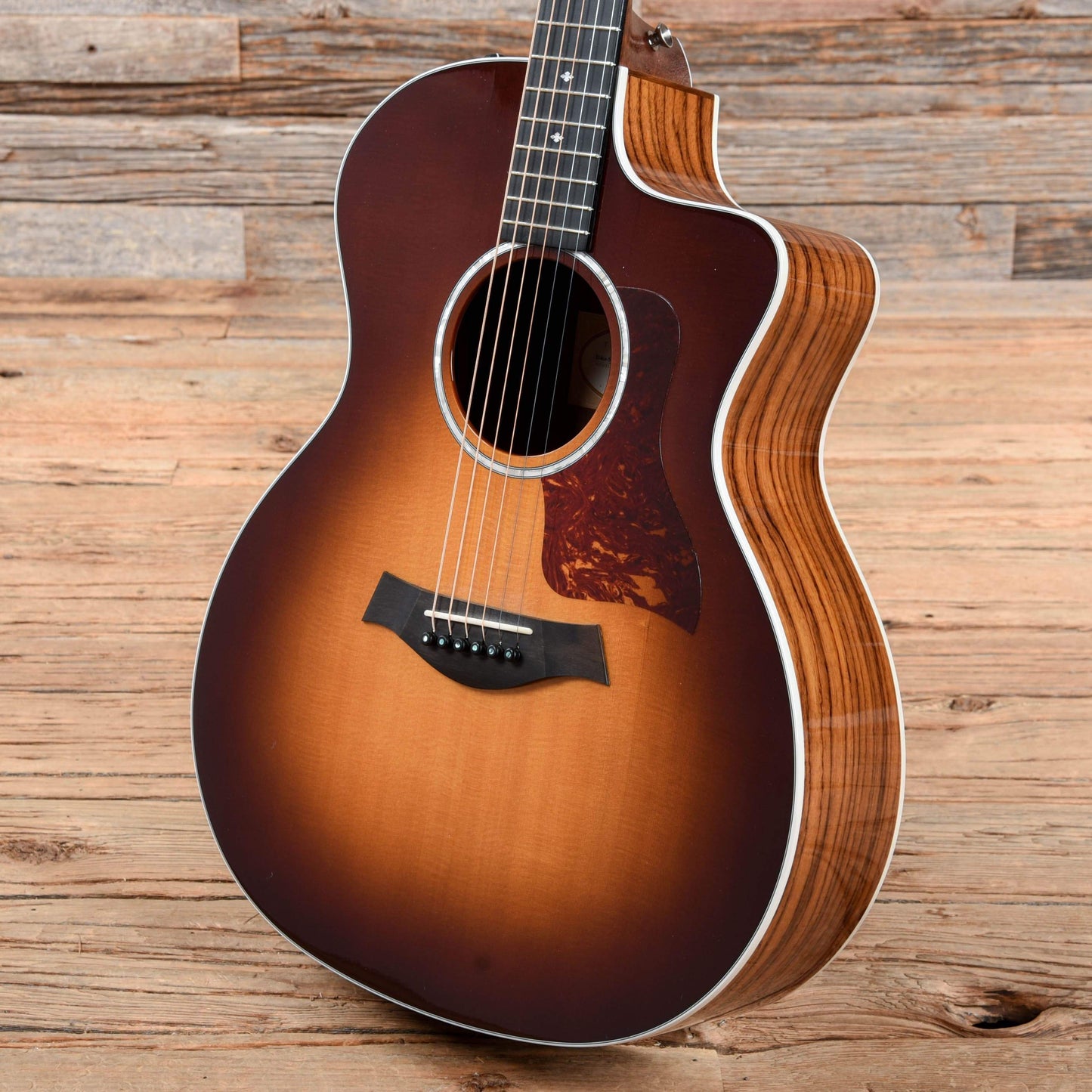 Taylor 214ce-SB DLX Sunburst 2014 Acoustic Guitars / OM and Auditorium