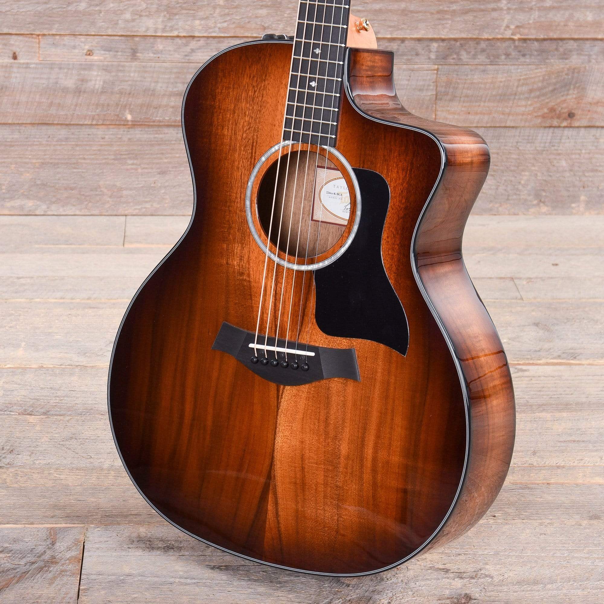 Taylor 224ce-K DLX Grand Auditorium Koa Shaded Edgeburst Acoustic Guitars / OM and Auditorium