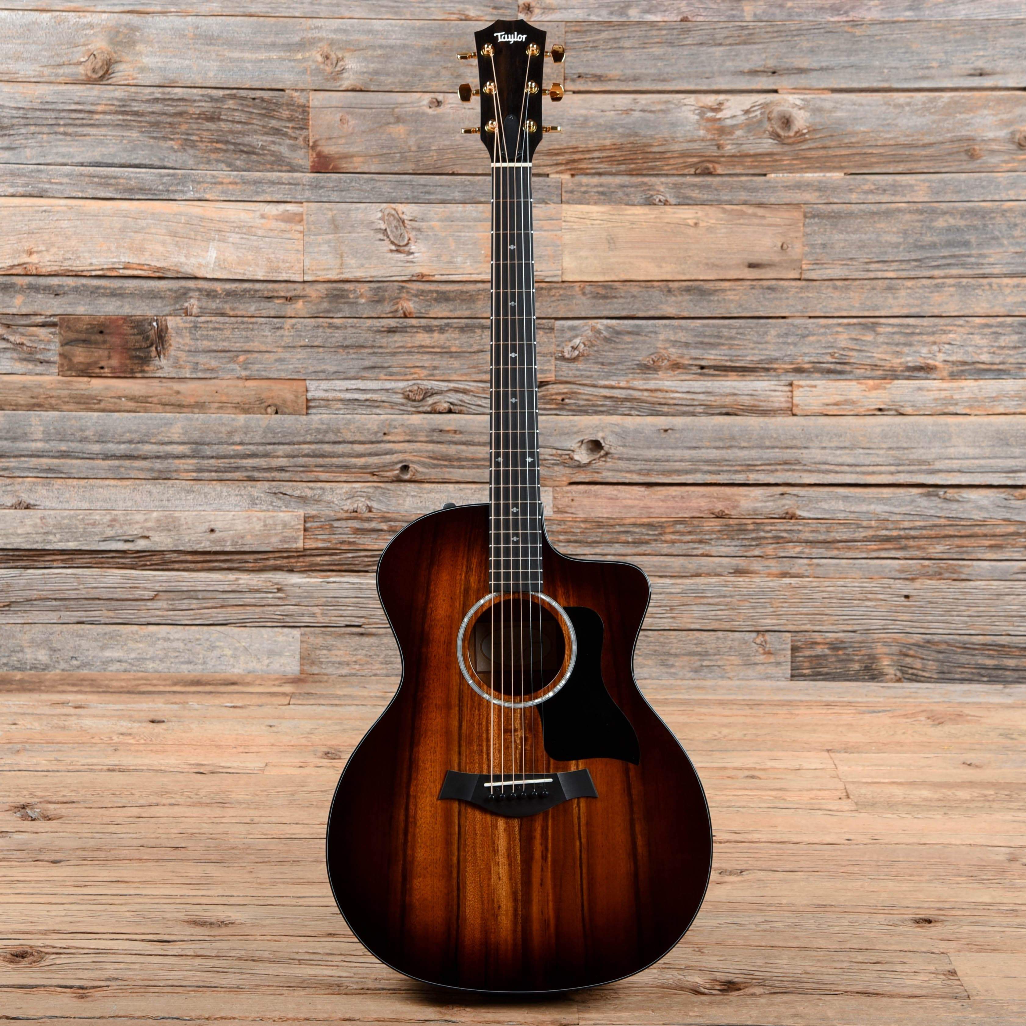 Taylor 224ce-K DLX Grand Auditorium Koa Shaded Edgeburst Acoustic Guitars / OM and Auditorium