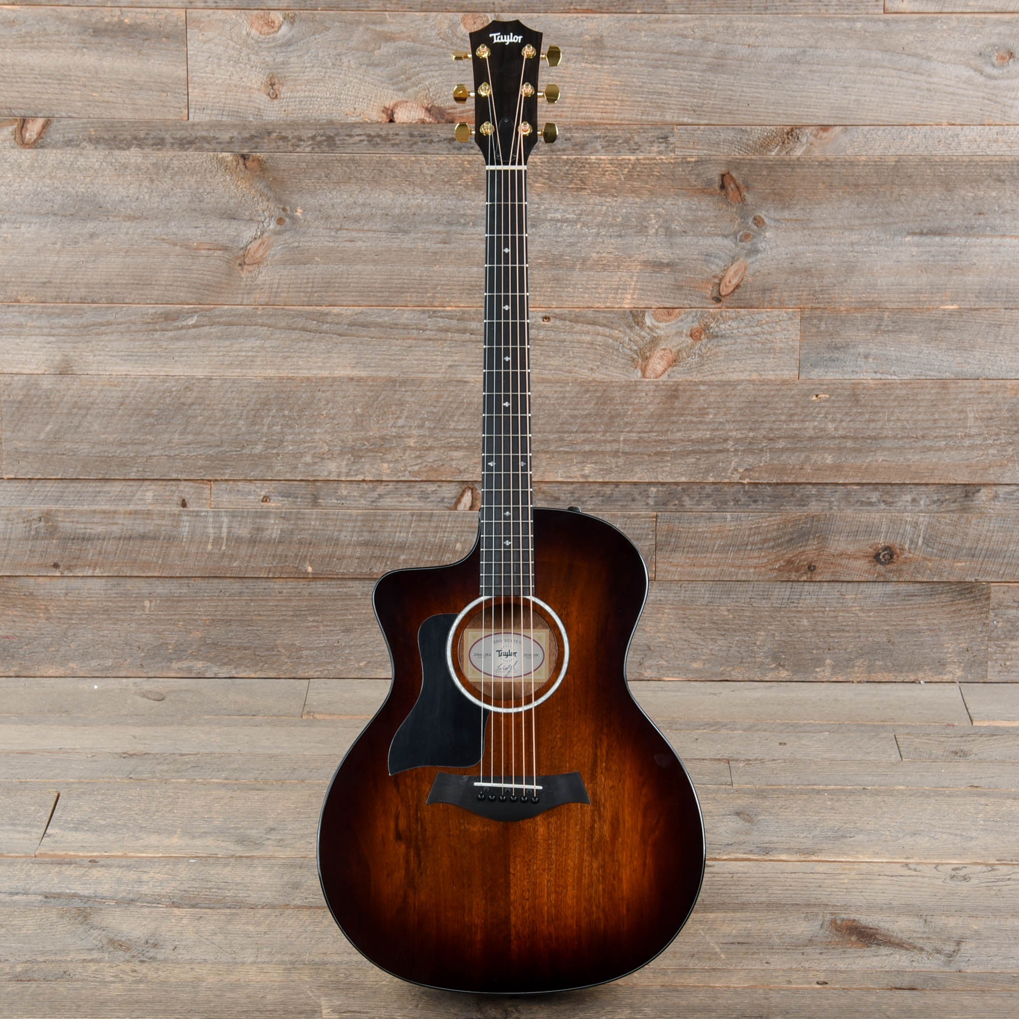 Taylor 224ce-K DLX Grand Auditorium Koa Shaded Edgeburst Acoustic Guitars / OM and Auditorium