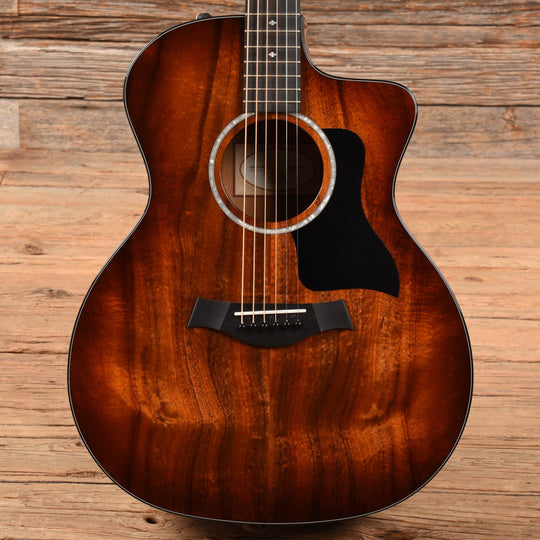 Taylor 224ce-K DLX Koa Grand Auditorium Shaded Edgeburst 2018 Acoustic Guitars / OM and Auditorium