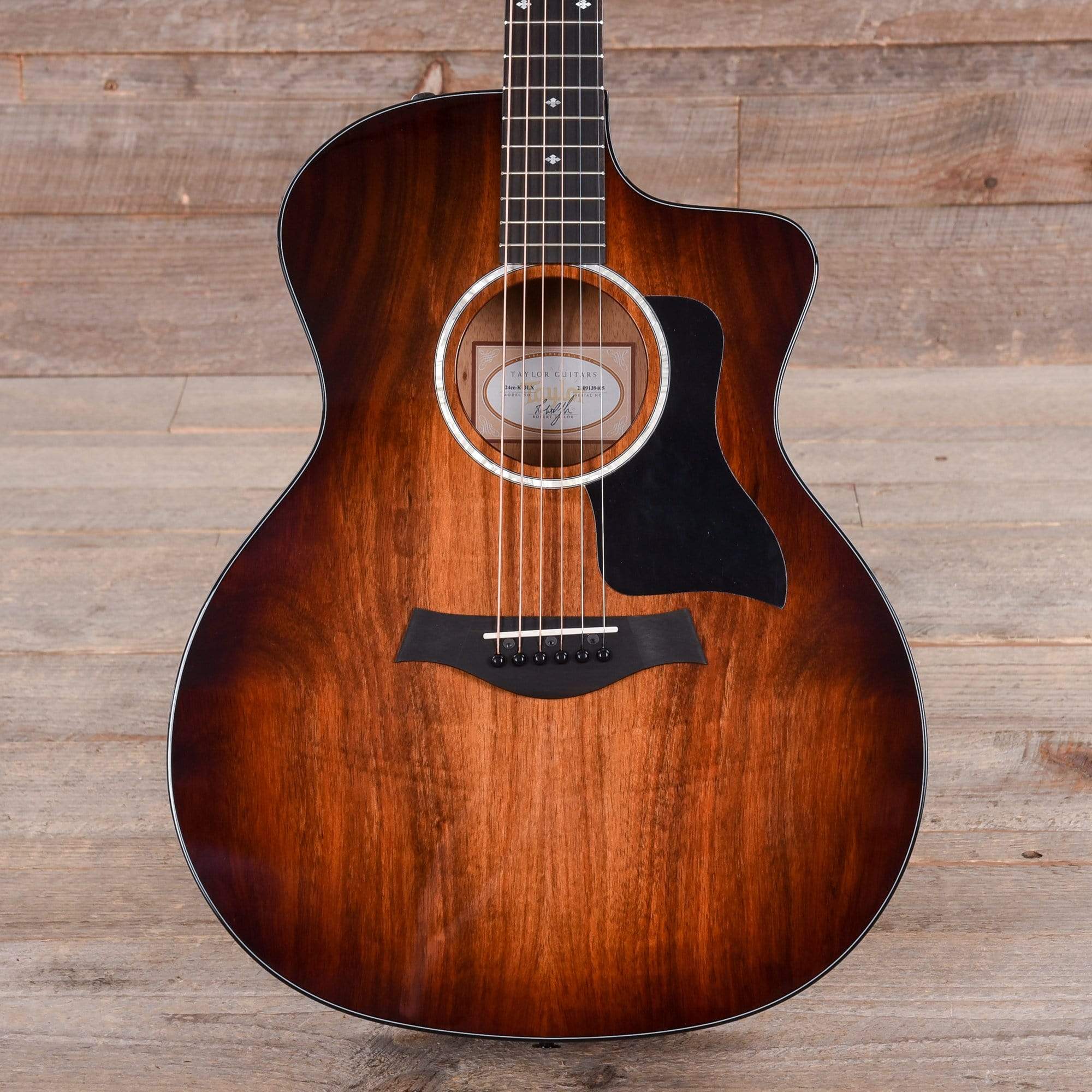 Taylor 224ce-K DLX Koa Grand Auditorium w/Gold Tuners Acoustic Guitars / OM and Auditorium
