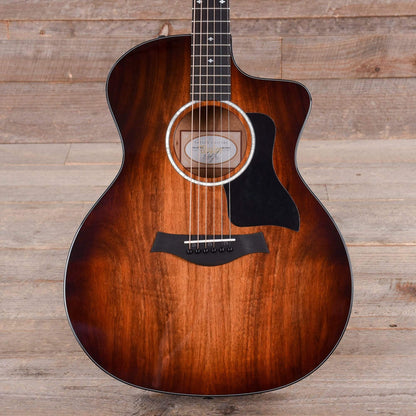Taylor 224ce-K DLX Koa Grand Auditorium w/Gold Tuners Acoustic Guitars / OM and Auditorium