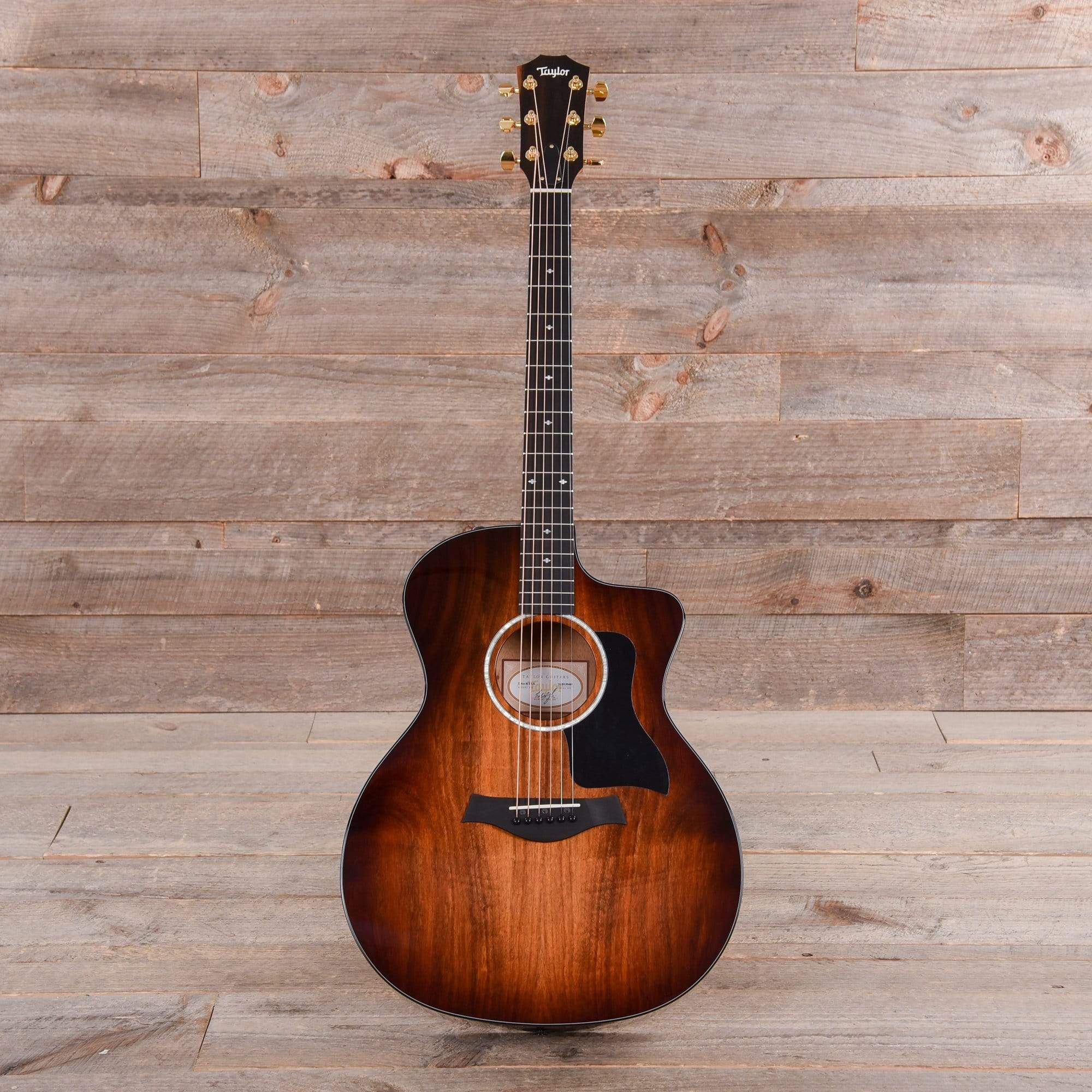 Taylor 224ce-K DLX Koa Grand Auditorium w/Gold Tuners Acoustic Guitars / OM and Auditorium