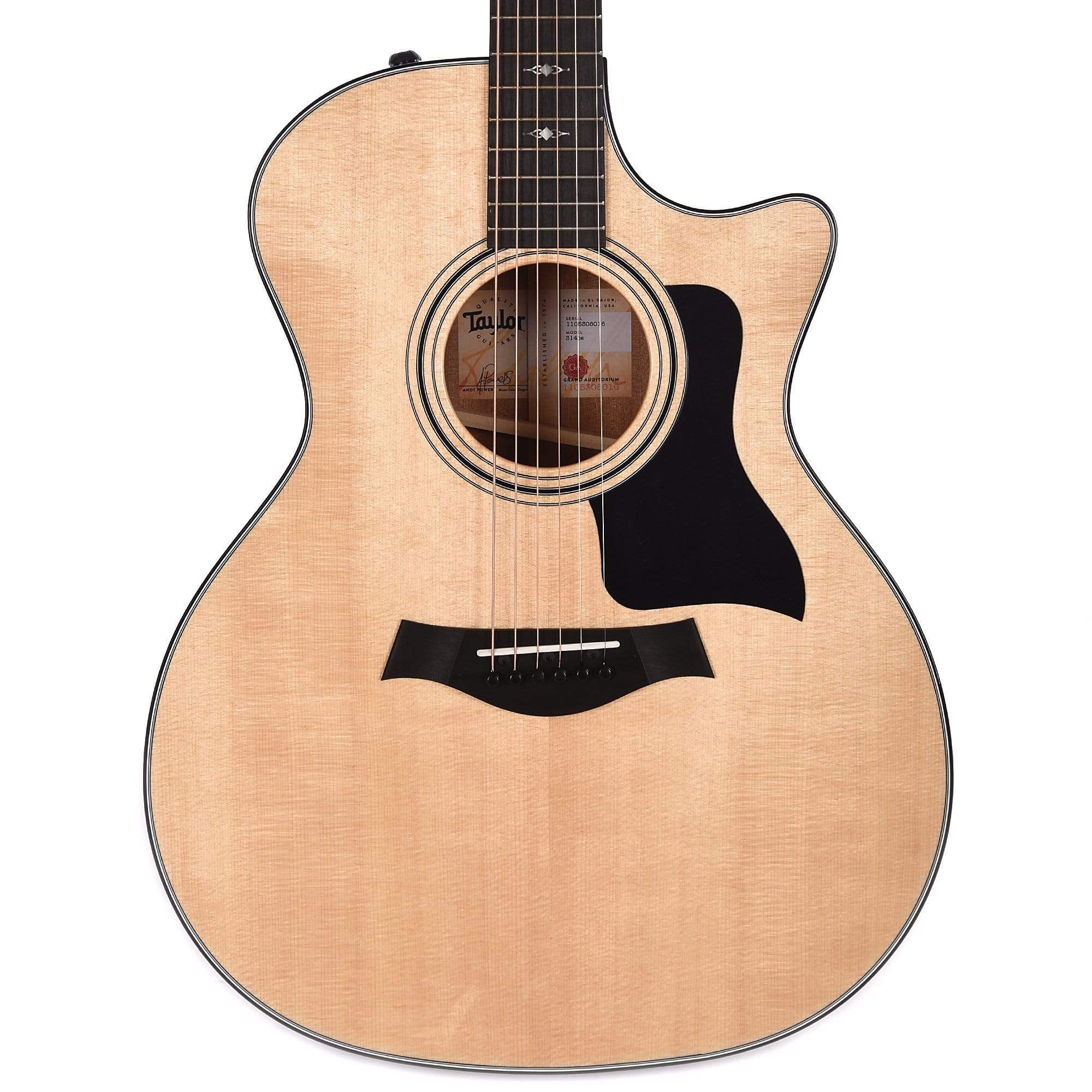 Taylor 314ce Grand Auditorium Sitka/Sapele ES2 w/V-Class Bracing Acoustic Guitars / OM and Auditorium