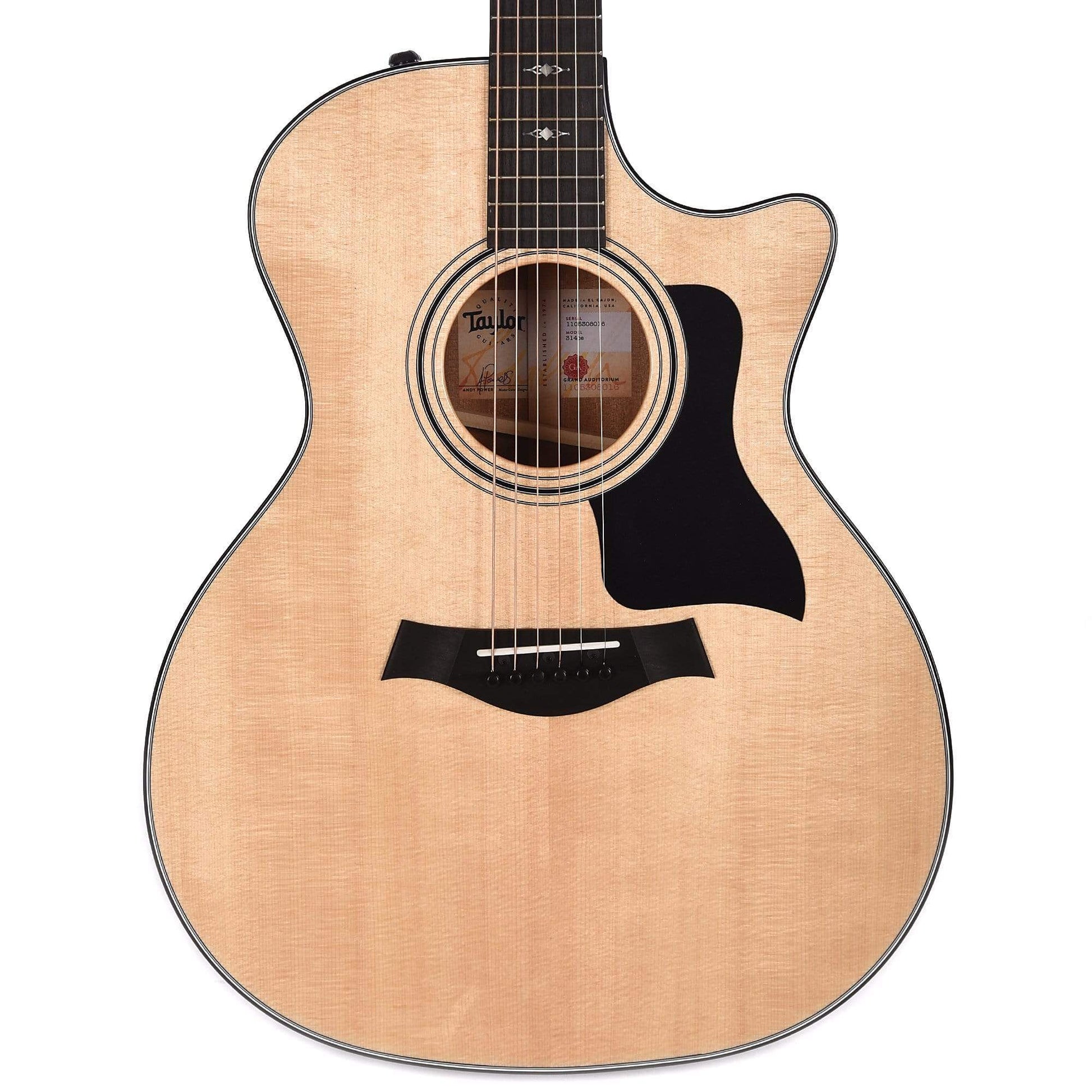 Taylor 314ce Grand Auditorium Sitka/Sapele ES2 w/V-Class Bracing Acoustic Guitars / OM and Auditorium