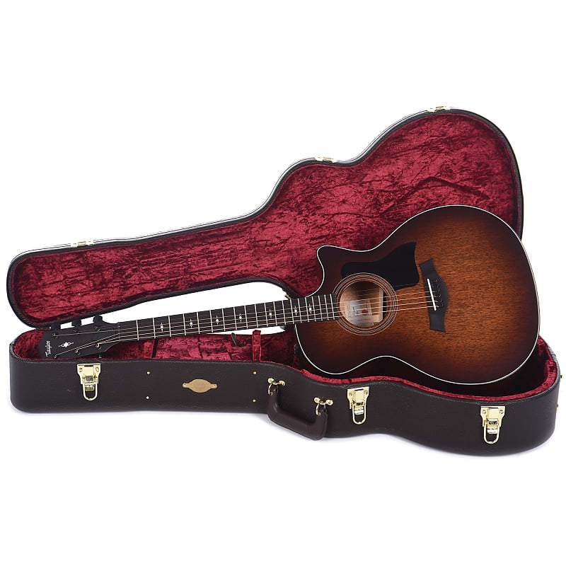 Taylor 324ce Grand Auditorium Tropical Mahogany/Tasmanian Blackwood Shaded Edgeburst ES2 w/V-Class Bracing Acoustic Guitars / OM and Auditorium