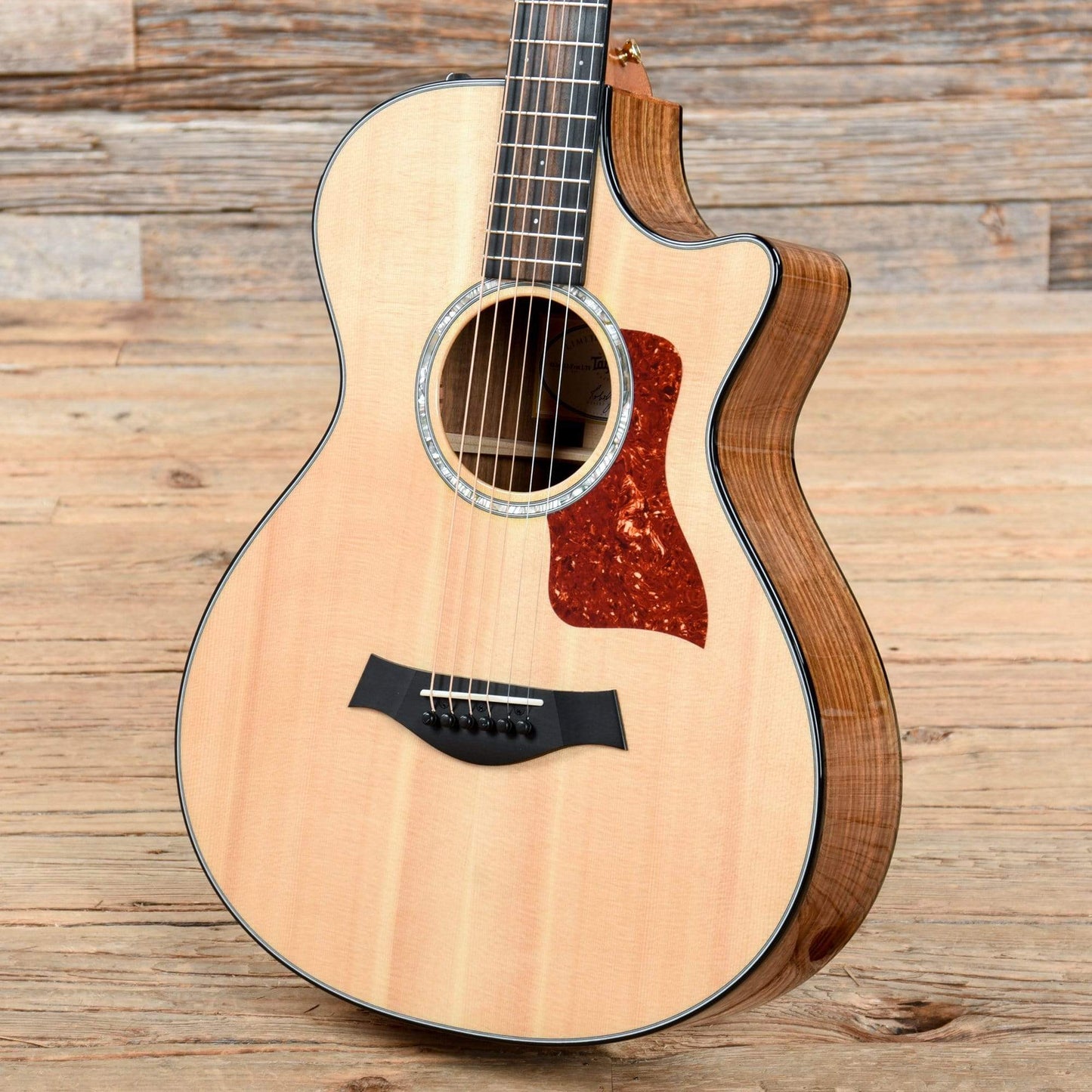 Taylor 412ce 12-Fret LTD Figured Ovangkol Natural 2016 Acoustic Guitars / OM and Auditorium