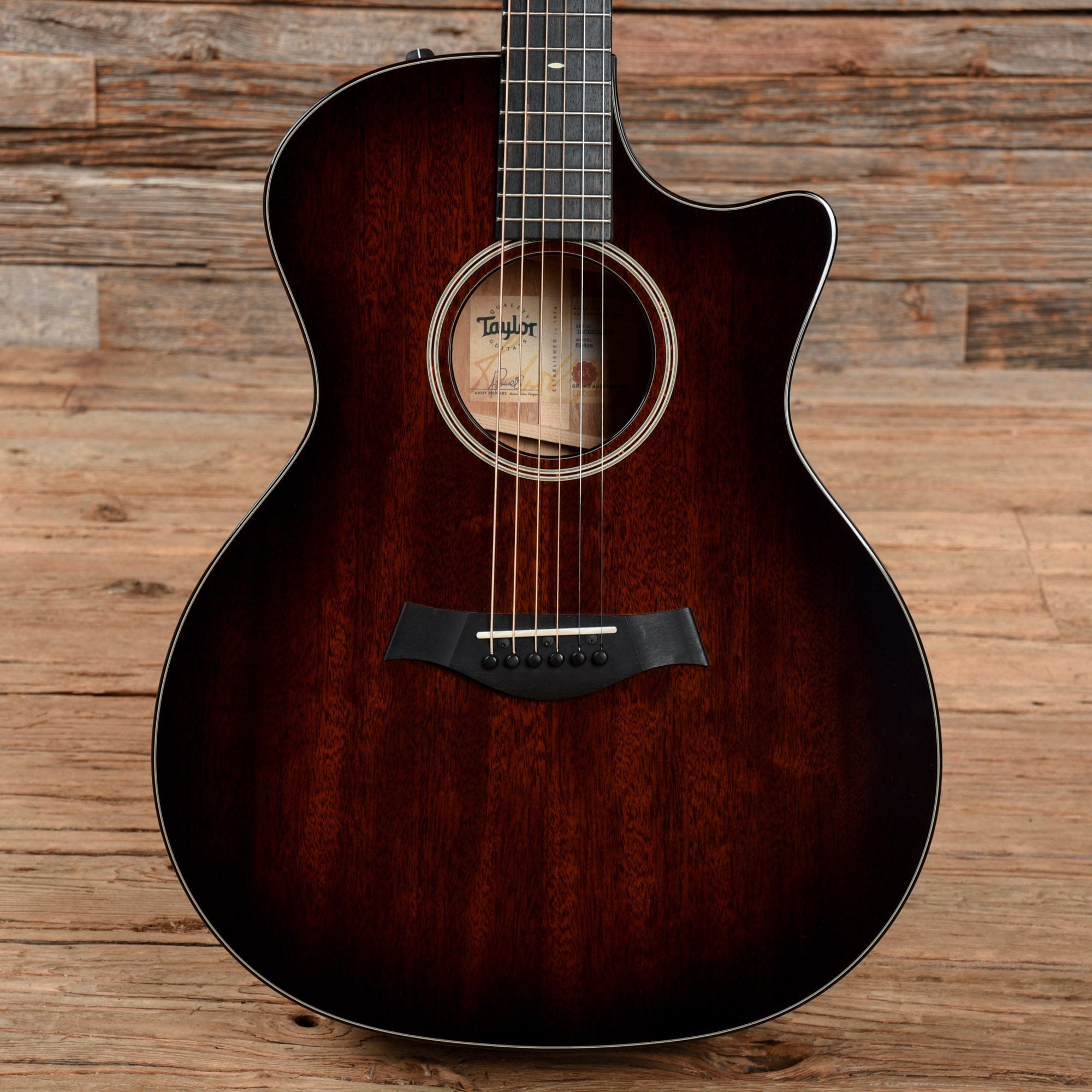 Taylor 524ce with V-Class Bracing Shaded Edge Burst 2022 – Chicago