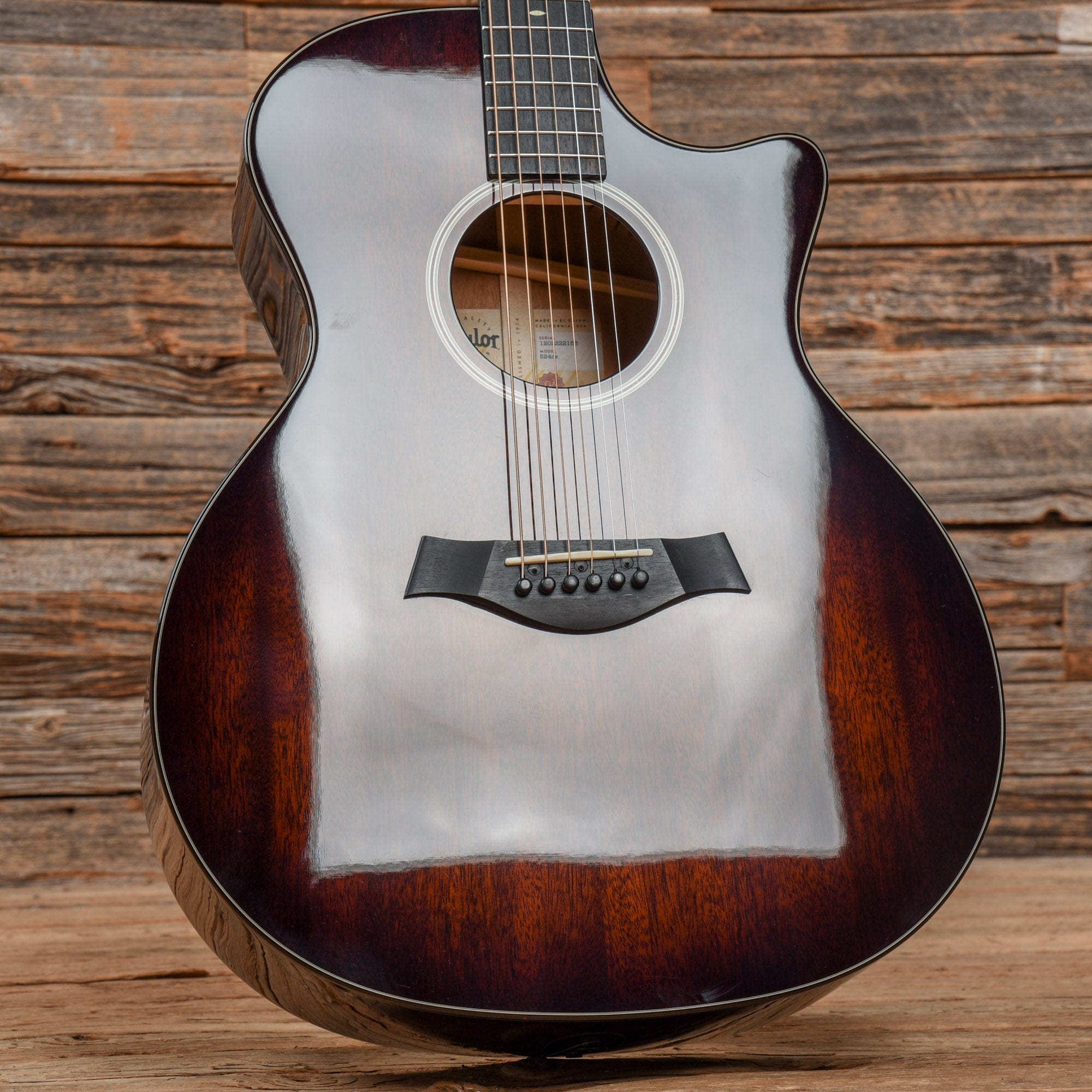 Taylor 524ce with V-Class Bracing Shaded Edge Burst 2022 – Chicago