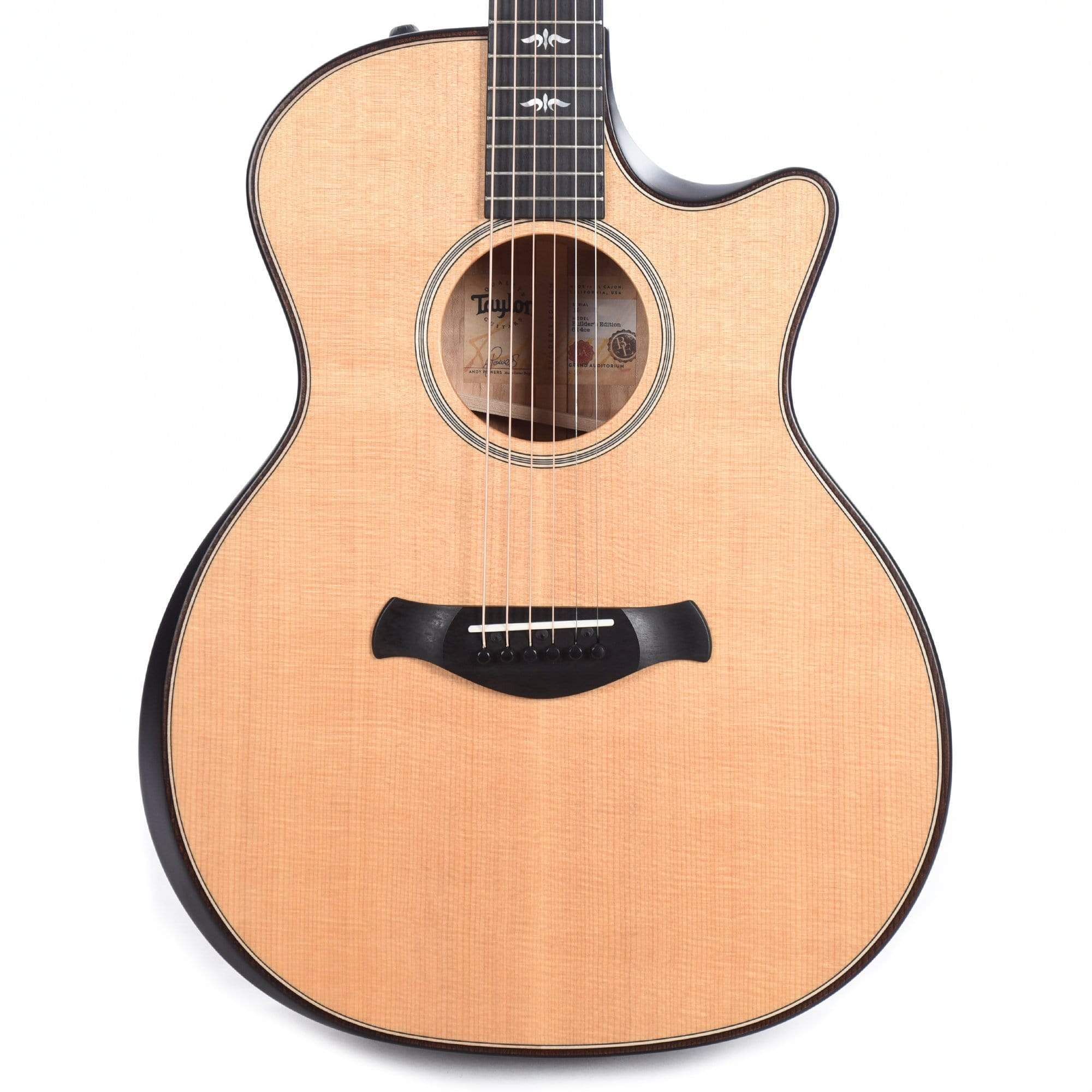 Taylor 614ce Builder's Edition Grand Auditorium Sitka/Big Leaf Maple Natural ES2 Acoustic Guitars / OM and Auditorium