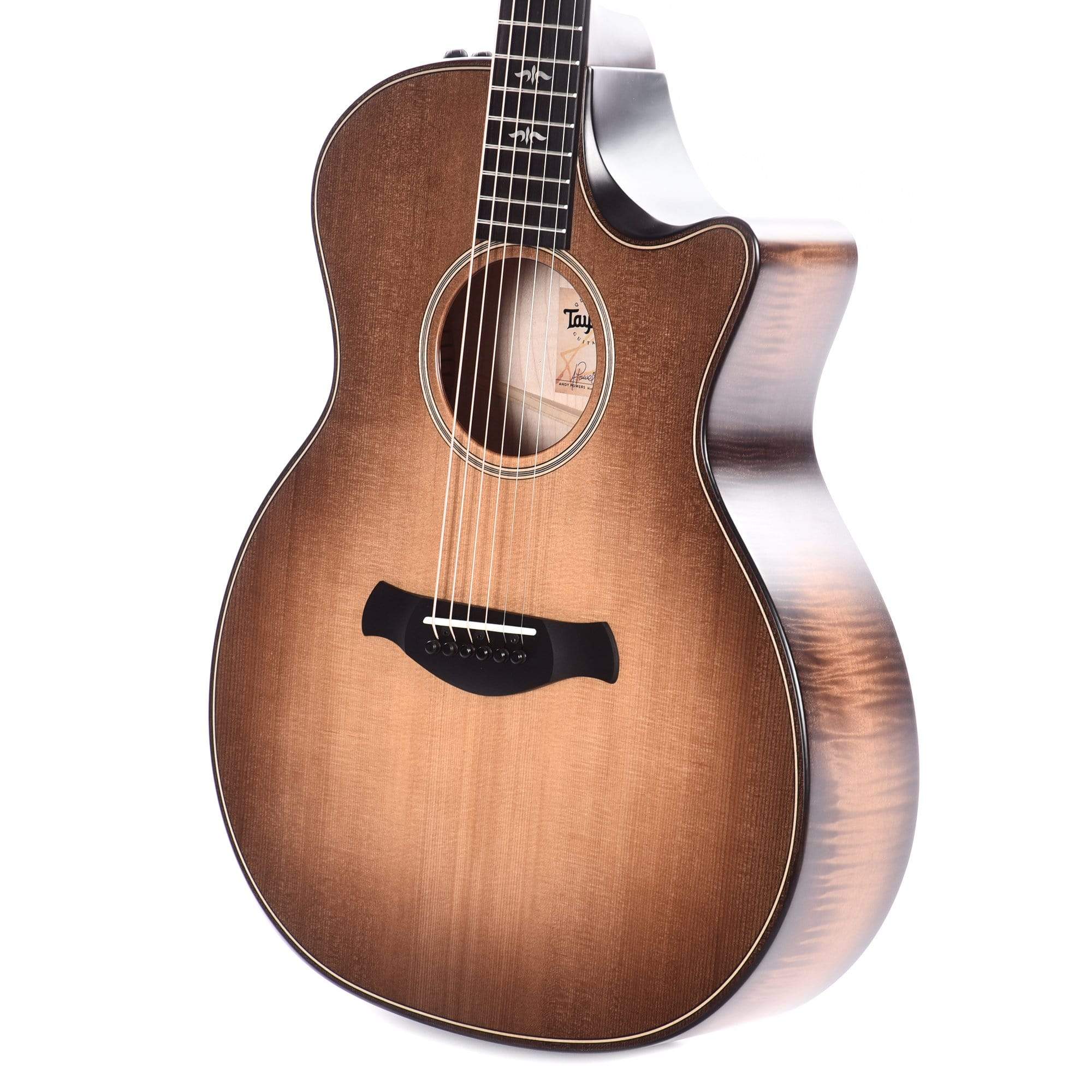 Taylor 614ce Builder's Edition Grand Auditorium Sitka/Big Leaf Maple Wild Honey Burst w/V-Class Bracing Acoustic Guitars / OM and Auditorium