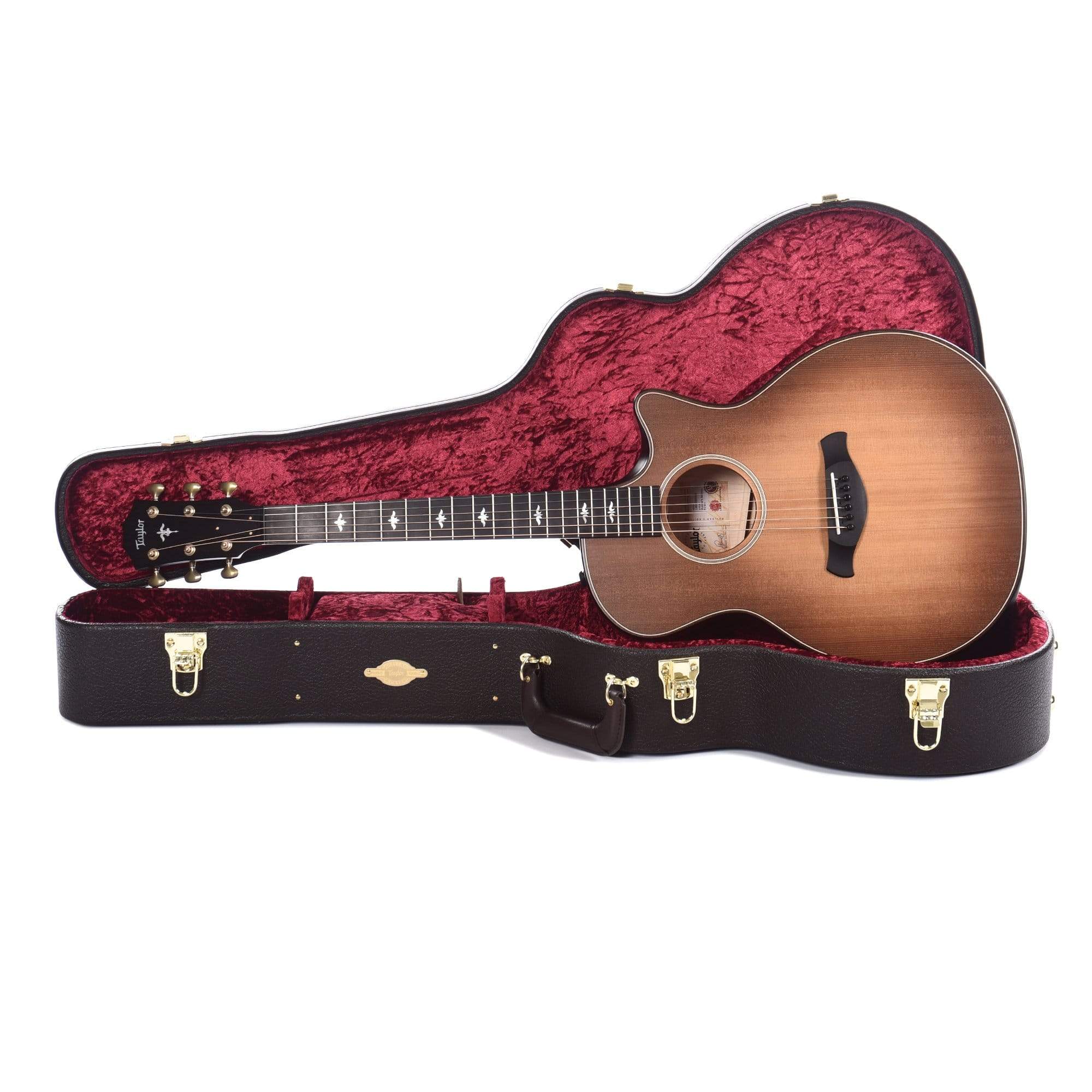 Taylor 614ce Builder's Edition Grand Auditorium Sitka/Big Leaf Maple Wild Honey Burst w/V-Class Bracing Acoustic Guitars / OM and Auditorium