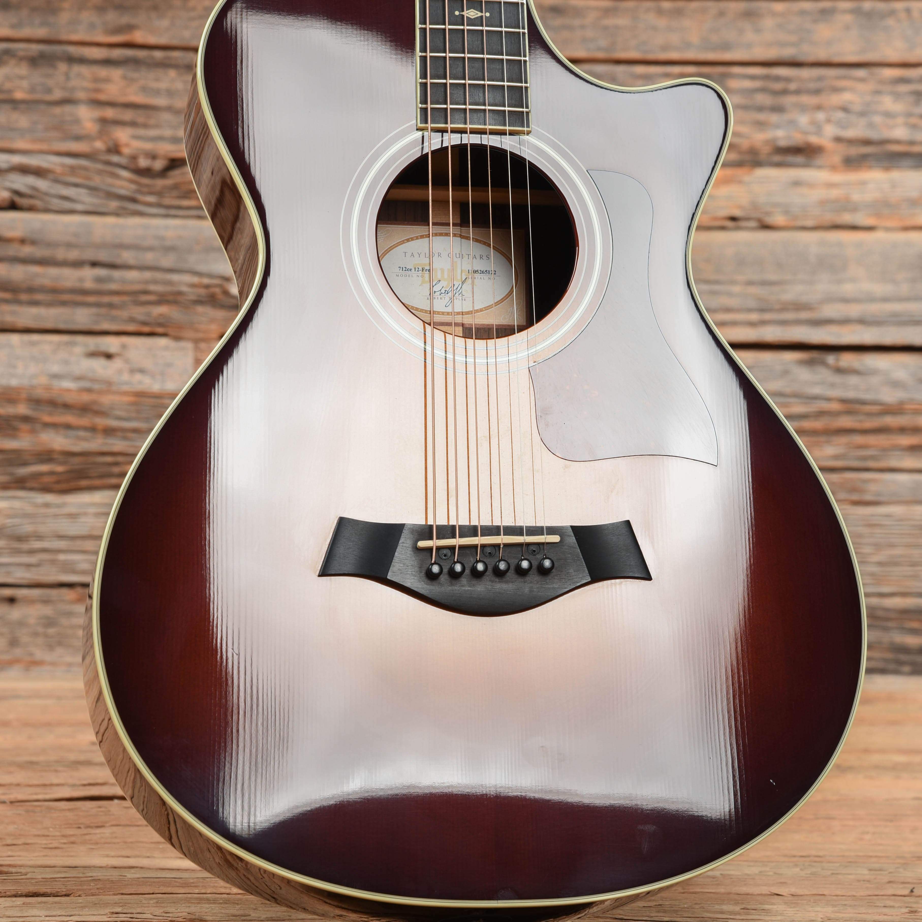 Taylor 712ce 12-Fret Western Sunburst 2015 Acoustic Guitars / OM and Auditorium
