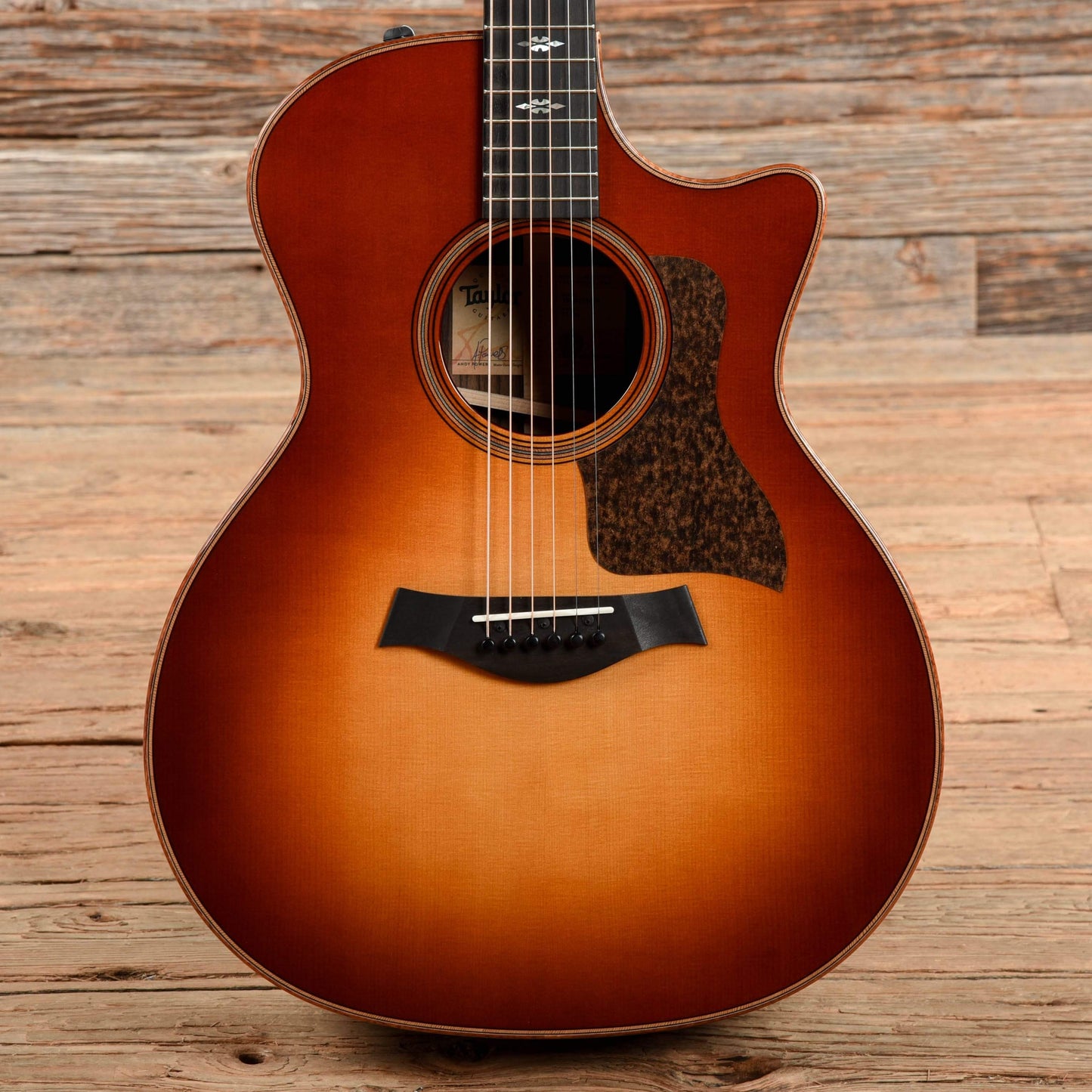 Taylor 714ce Grand Auditorium Lutz Spruce/Rosewood Western Sunburst w/V-Class Bracing Acoustic Guitars / OM and Auditorium