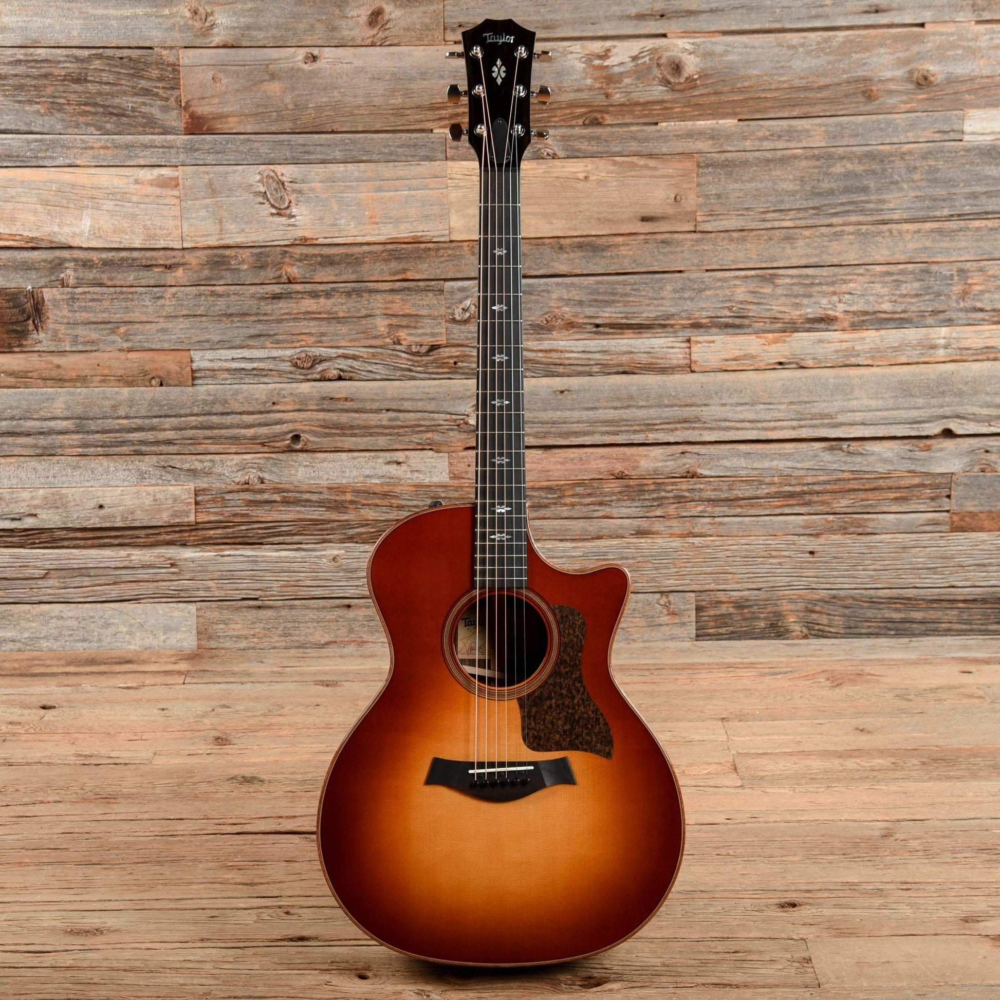 Taylor 714ce Grand Auditorium Lutz Spruce/Rosewood Western Sunburst w/V-Class Bracing Acoustic Guitars / OM and Auditorium