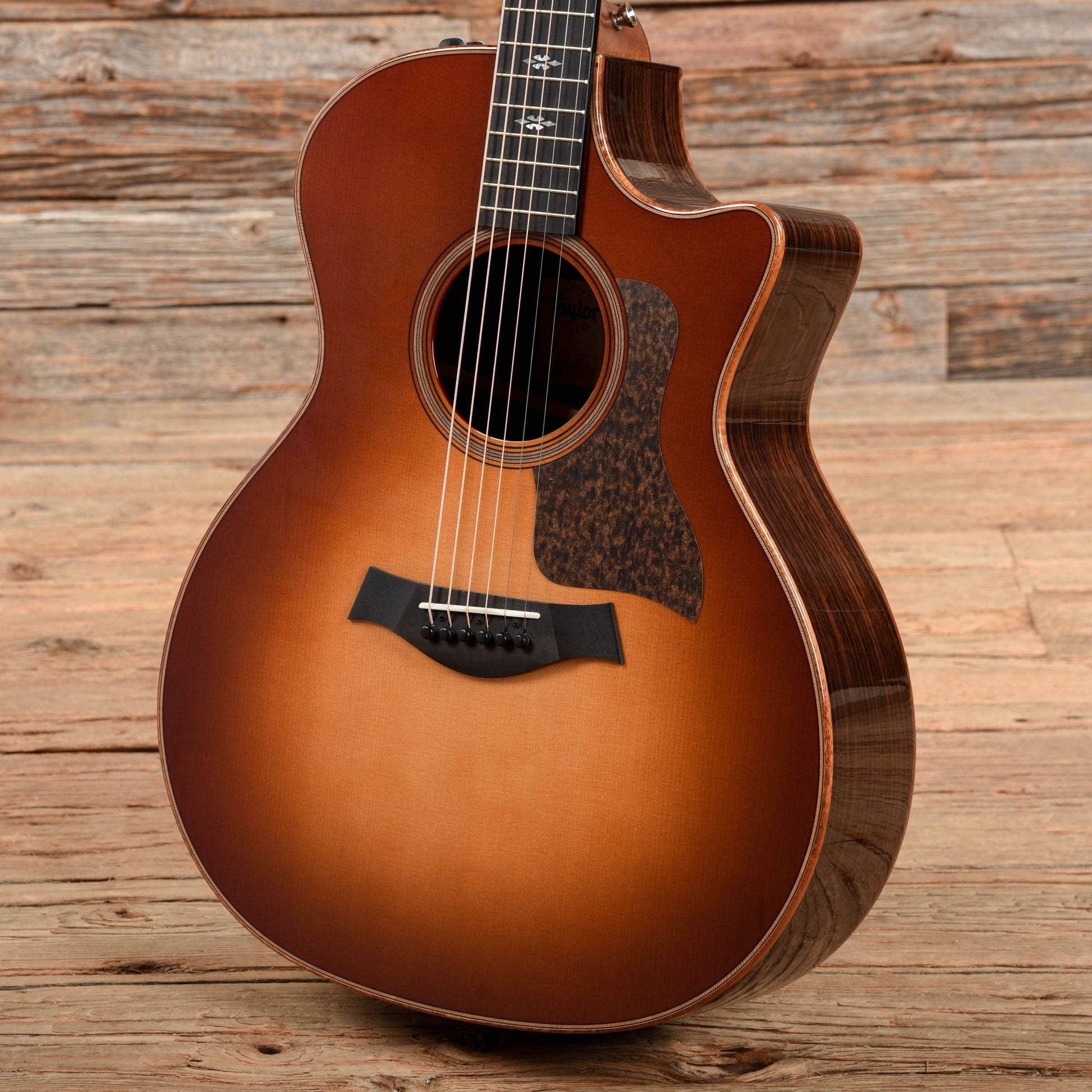 Taylor 714ce Grand Auditorium Lutz Spruce/Rosewood Western Sunburst w/V-Class Bracing Acoustic Guitars / OM and Auditorium