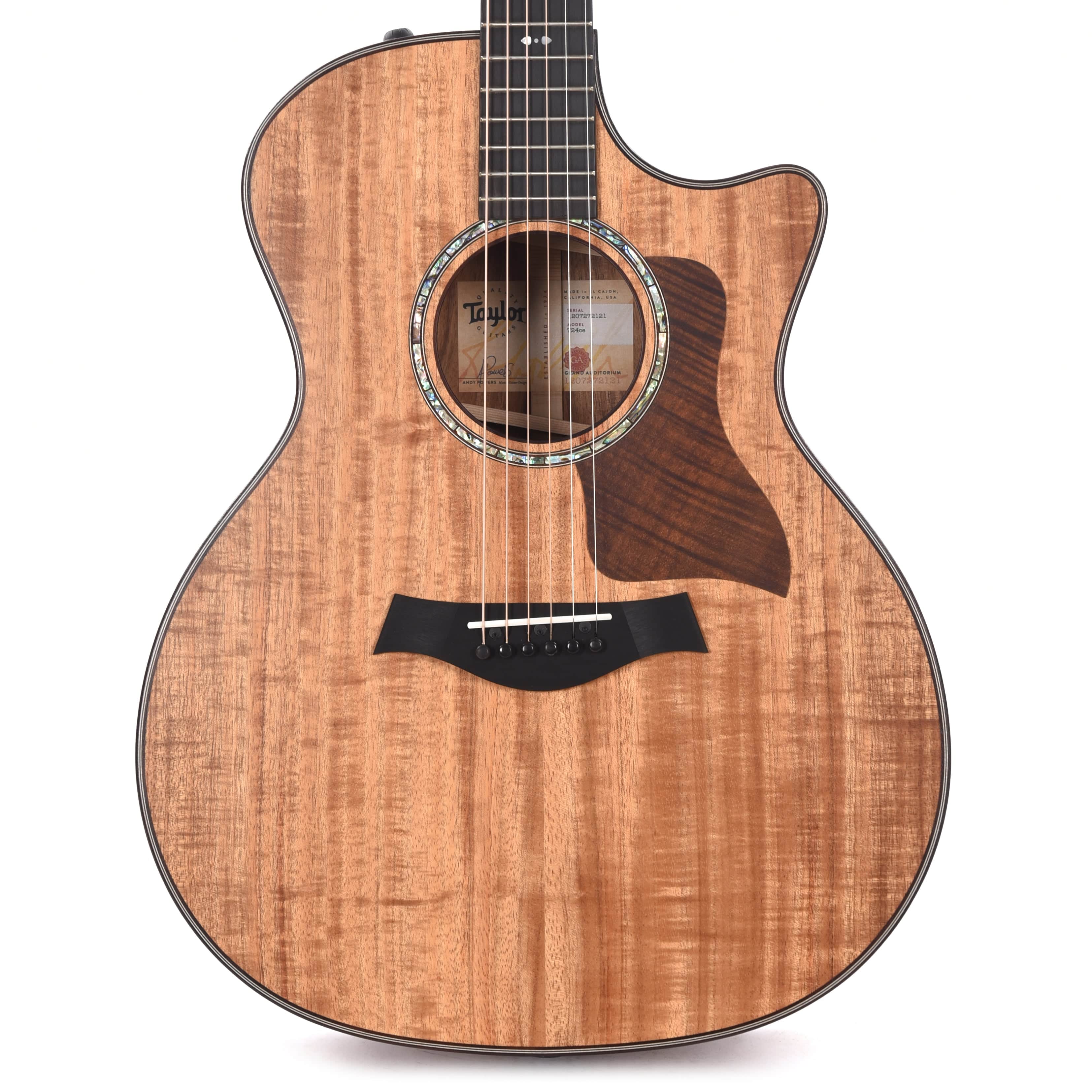 Taylor 724ce Grand Auditorium Hawaiian Koa Natural ES2 Acoustic Guitars / OM and Auditorium