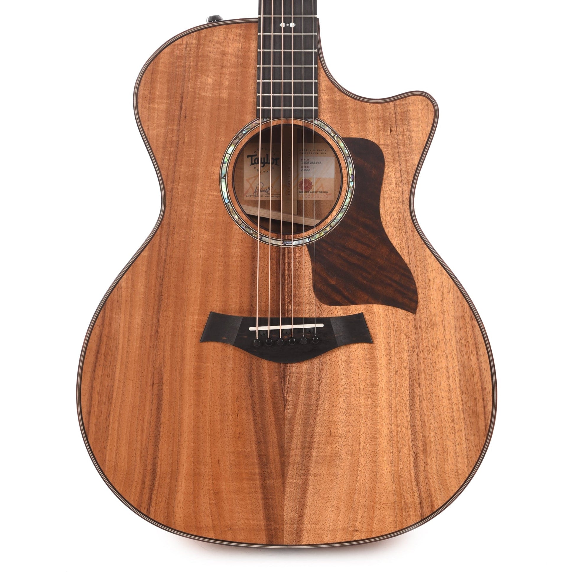 Taylor 724ce Grand Auditorium Hawaiian Koa Natural ES2 Acoustic Guitars / OM and Auditorium