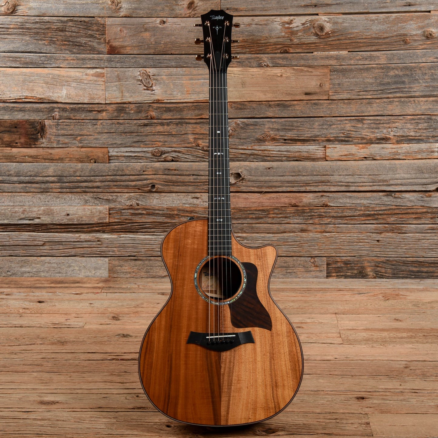Taylor 724ce Grand Auditorium Hawaiian Koa Natural ES2 Acoustic Guitars / OM and Auditorium