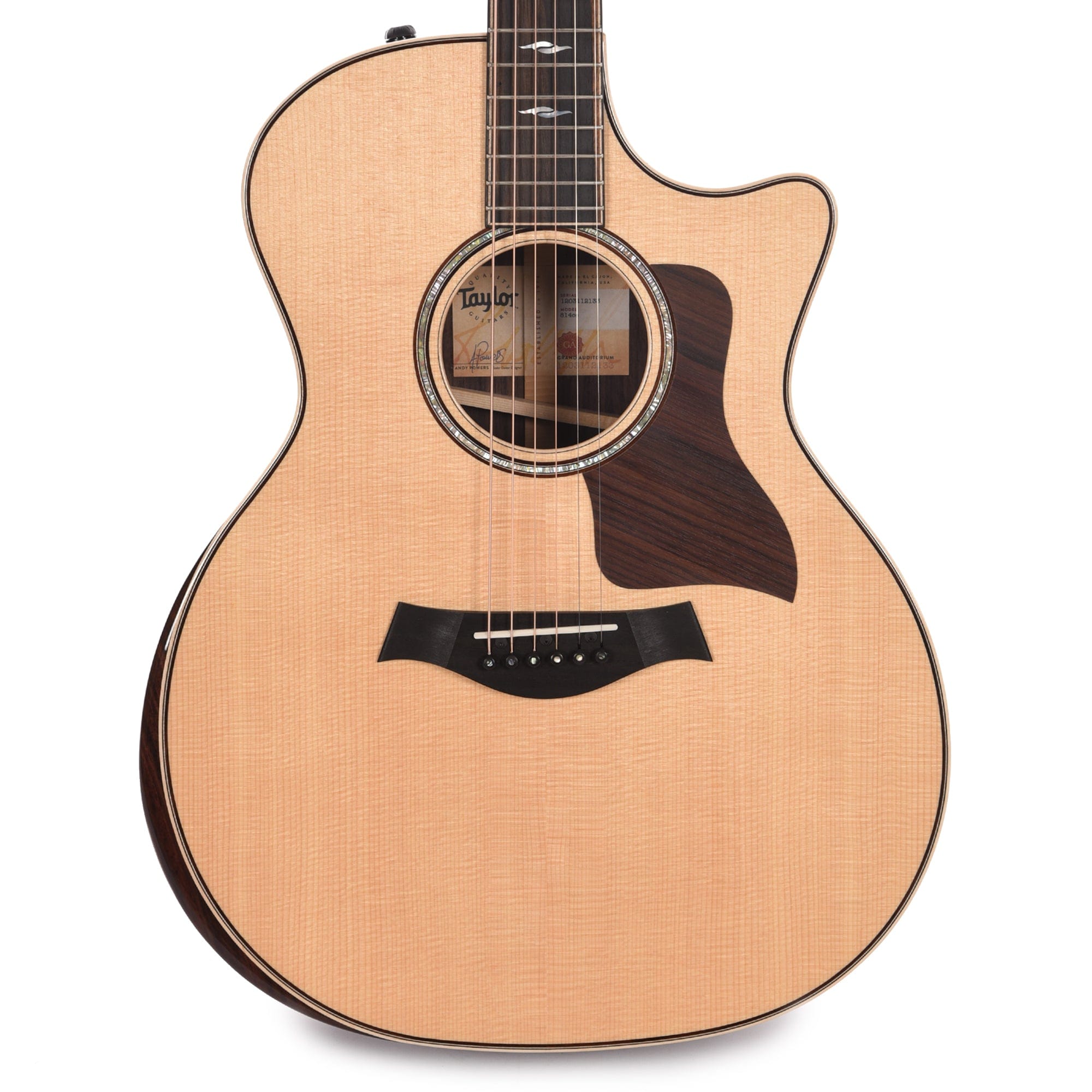 Taylor 814ce Grand Auditorium Sitka/Rosewood ES2 Natural Acoustic Guitars / OM and Auditorium
