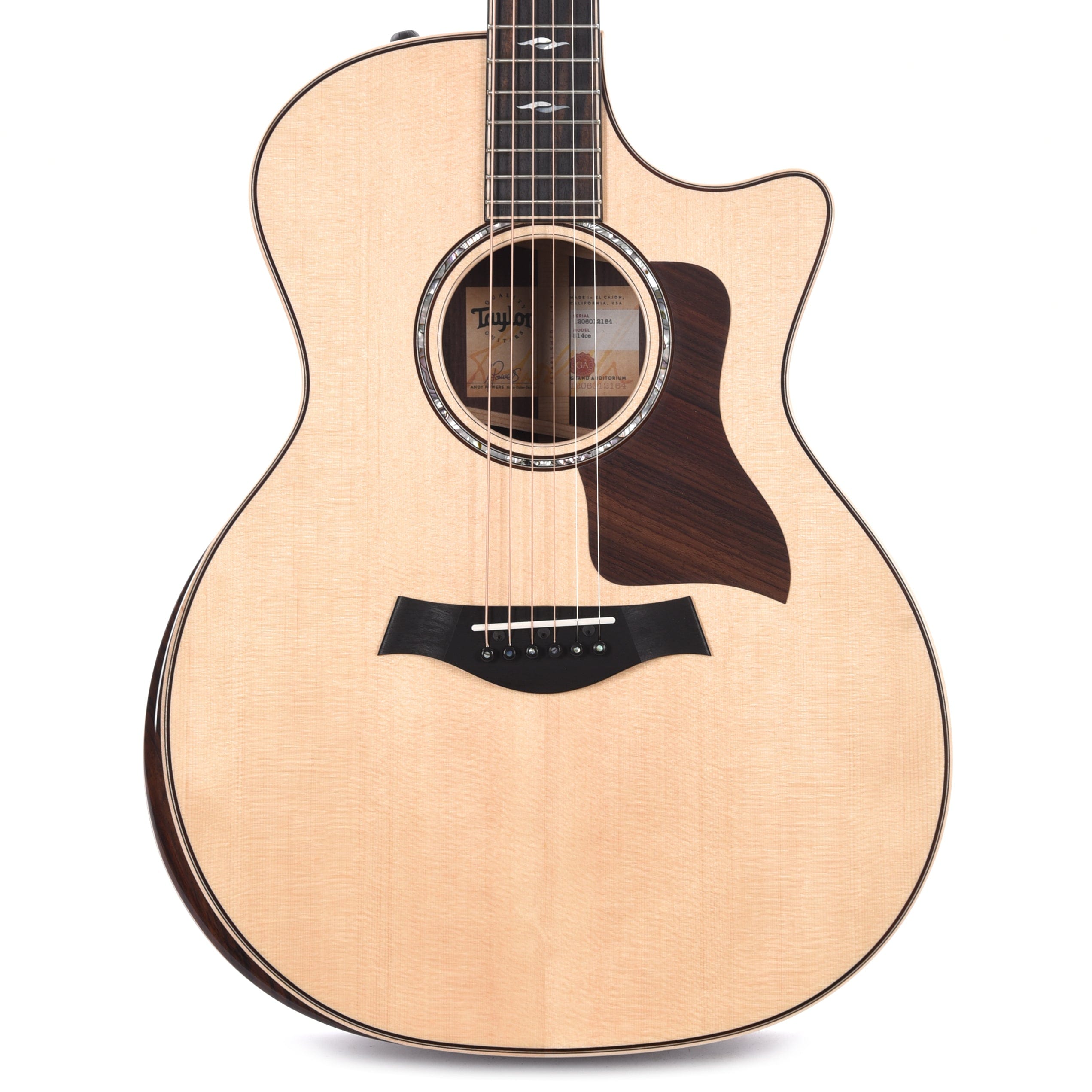 Taylor 814ce Grand Auditorium Sitka/Rosewood ES2 Natural Acoustic Guitars / OM and Auditorium
