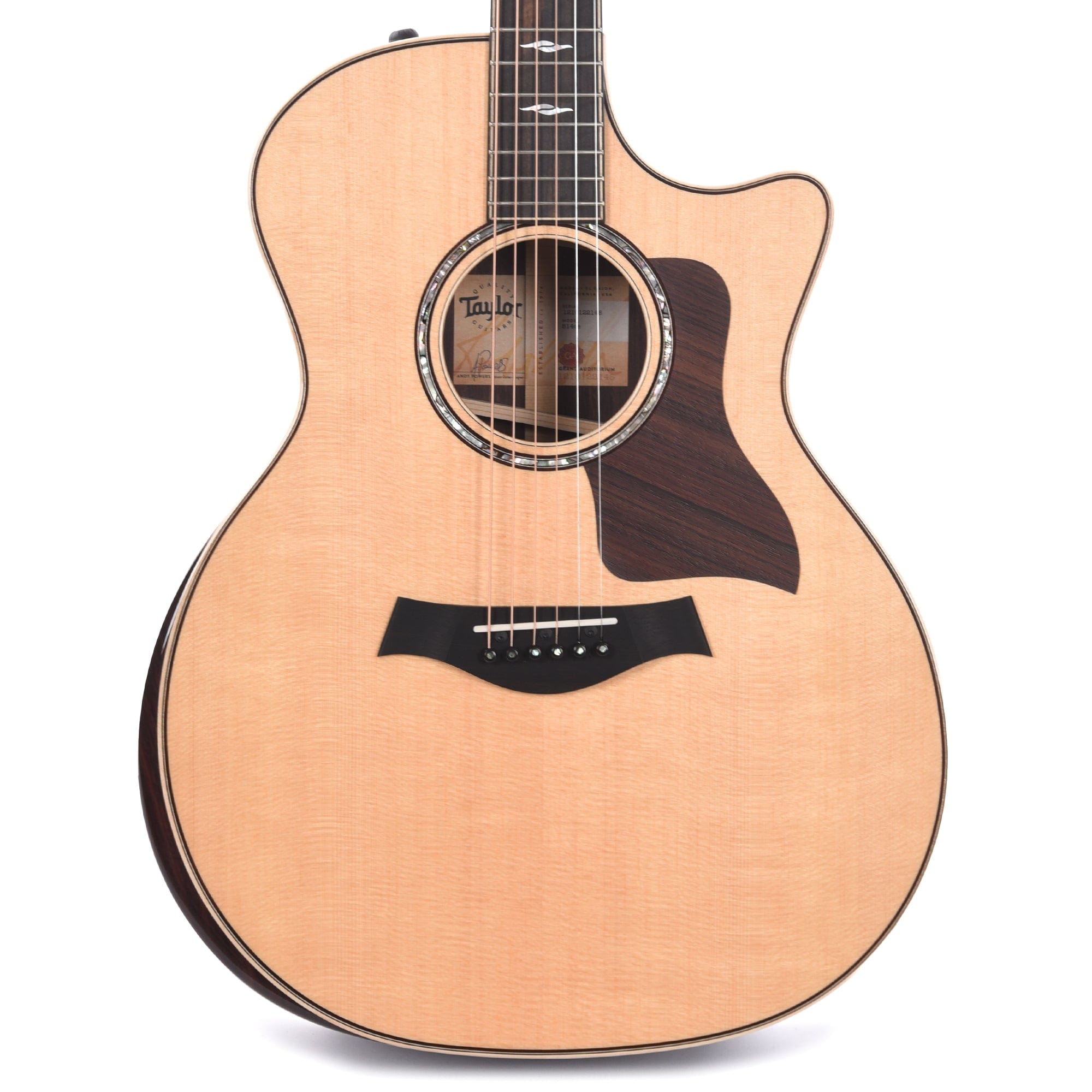 Taylor 814ce Grand Auditorium Sitka/Rosewood ES2 Natural Acoustic Guitars / OM and Auditorium