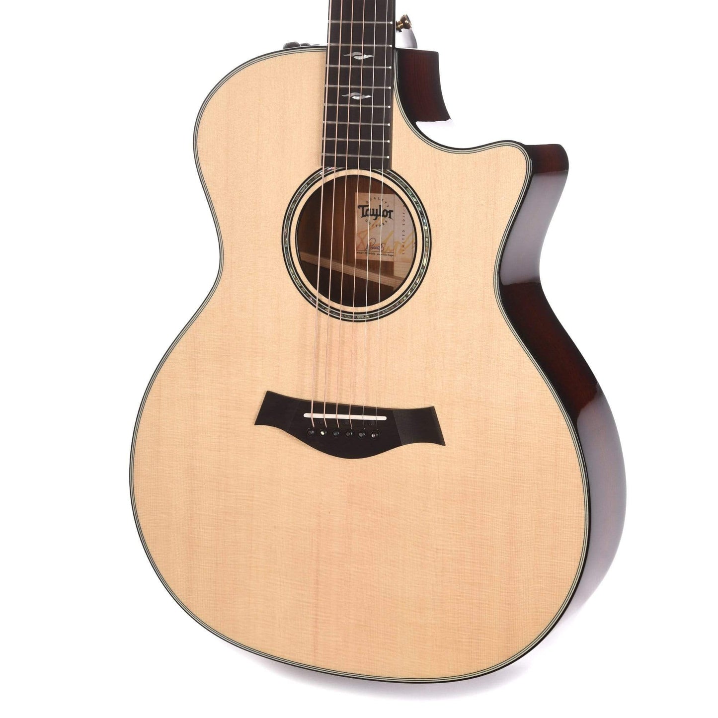 Taylor 814ce Limited Grand Auditorium Lutz Spruce/Cocobolo Natural ES2 Acoustic Guitars / OM and Auditorium